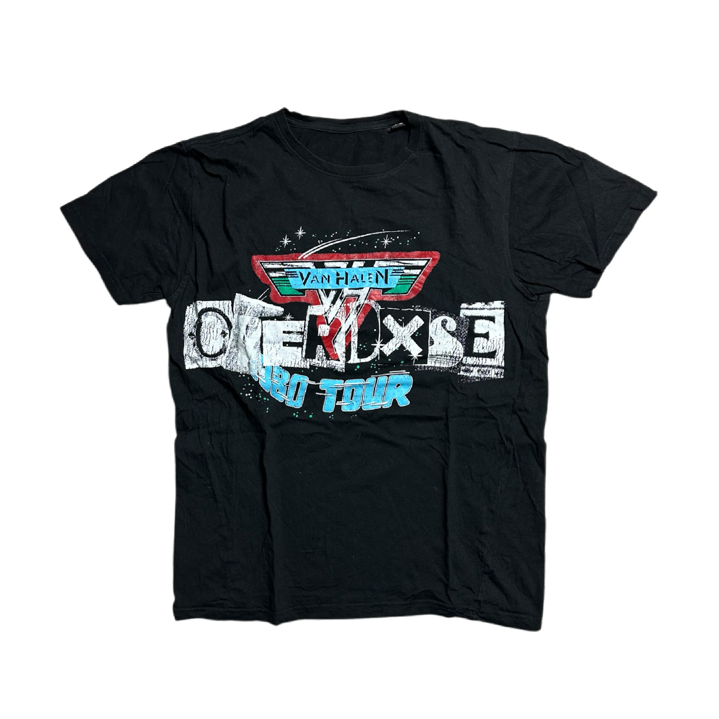 1of1 upcycled OVERDXSE / VAN HALEN SHIRT size M