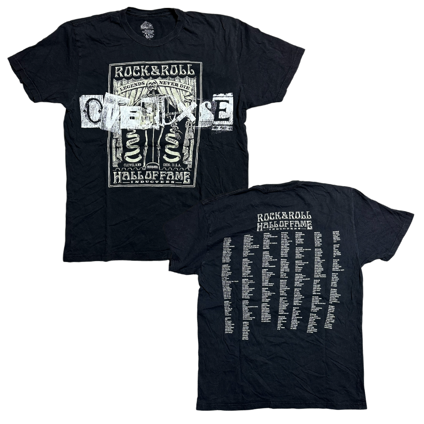 1of1 upcylced OVERDXSE / HALL OF FAME SHIRT size L