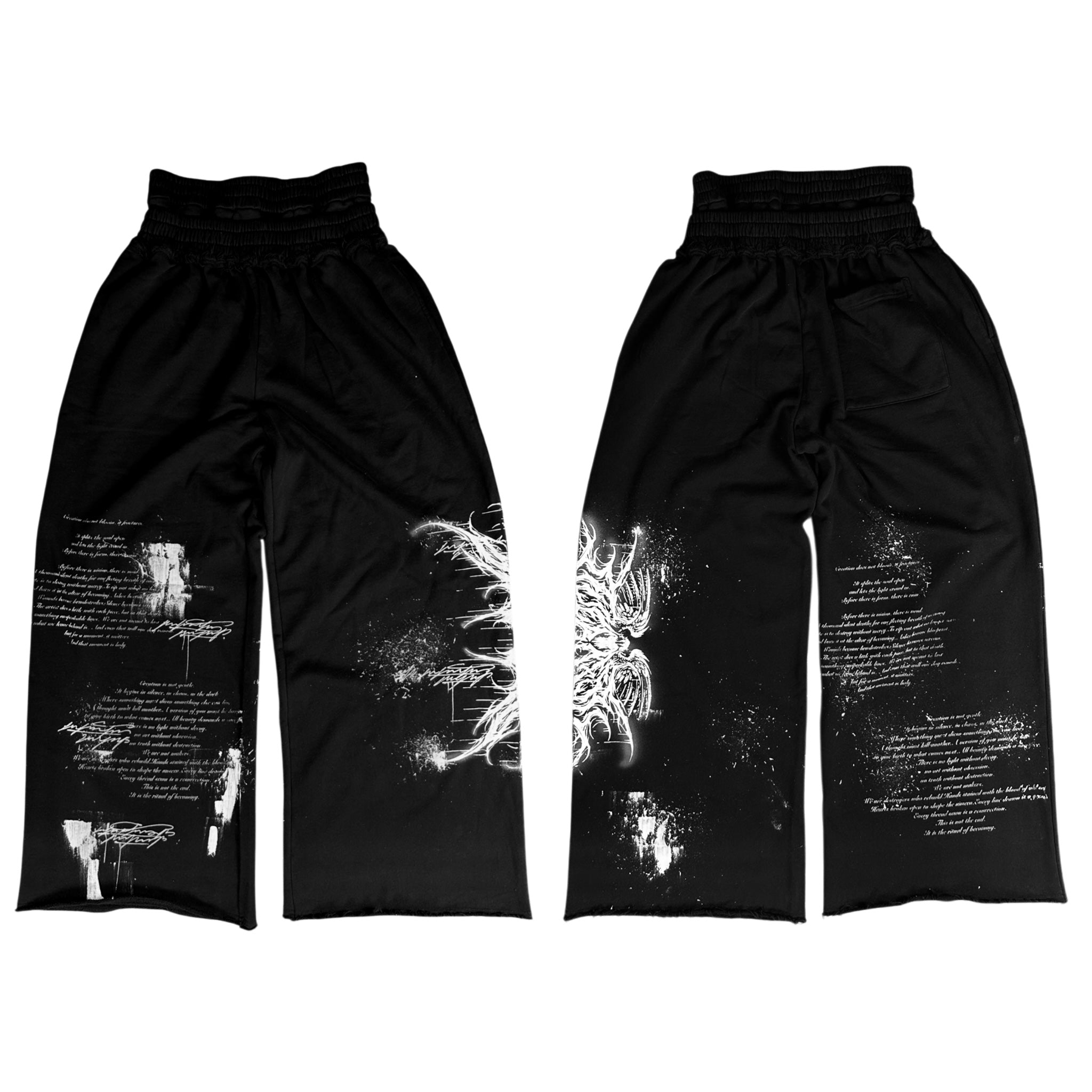 1of1 Double waist OVERDXSE SWEATPANTS size L