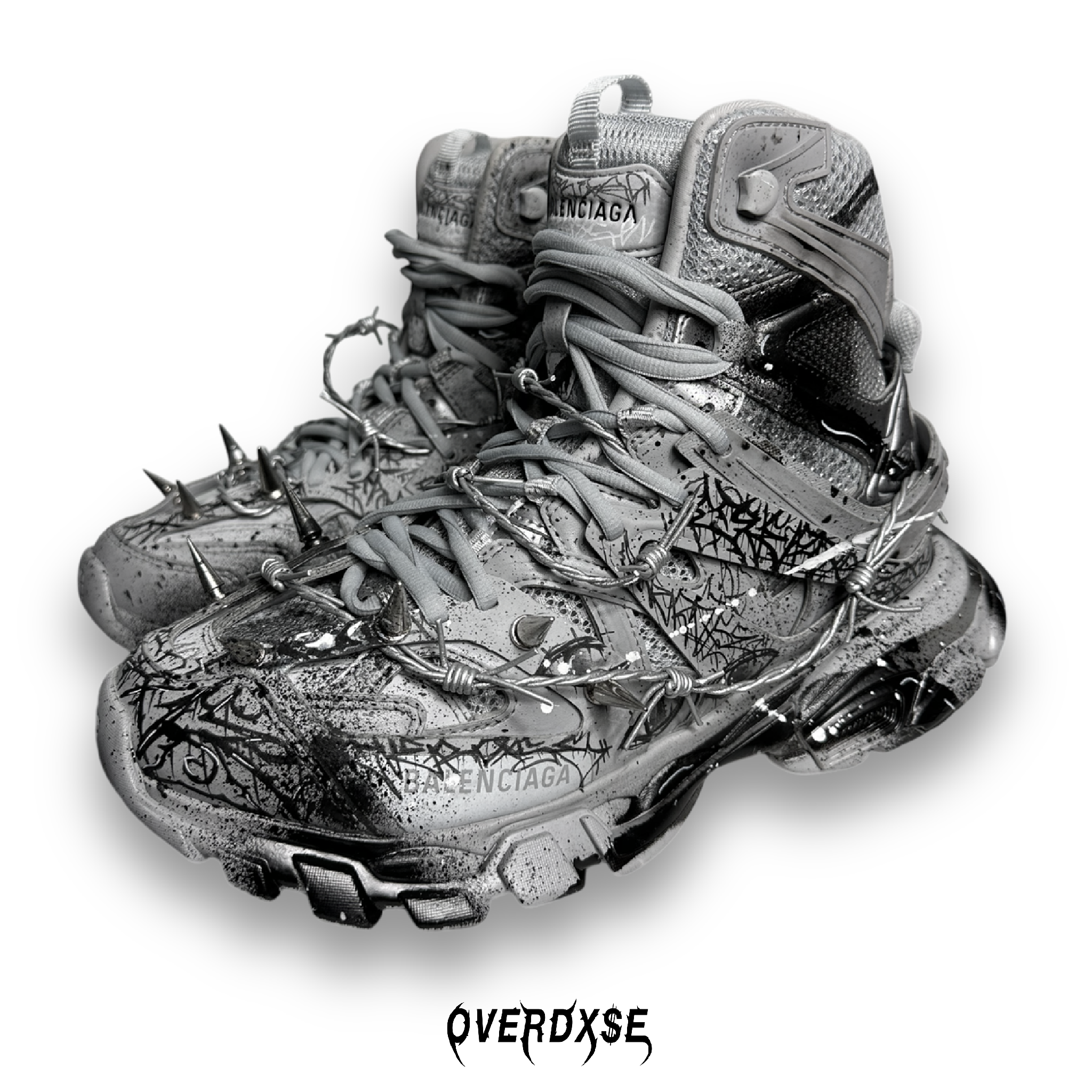 1of1 OVERDXSE / BALENCIAGA APOCALYPTIC TRACK RUNNER EU40/US7
