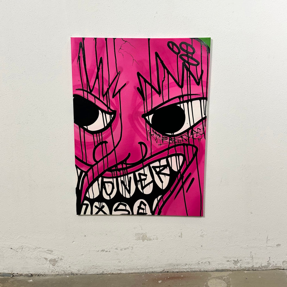 1of1 „FACE YOUR FEAR“ original canvas 60x80cm