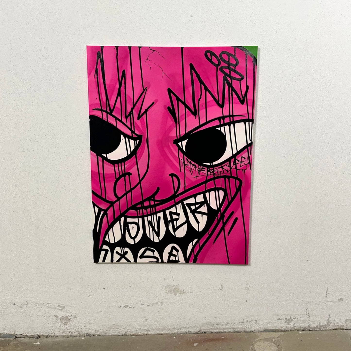 1of1 „FACE YOUR FEAR“ original canvas 60x80cm