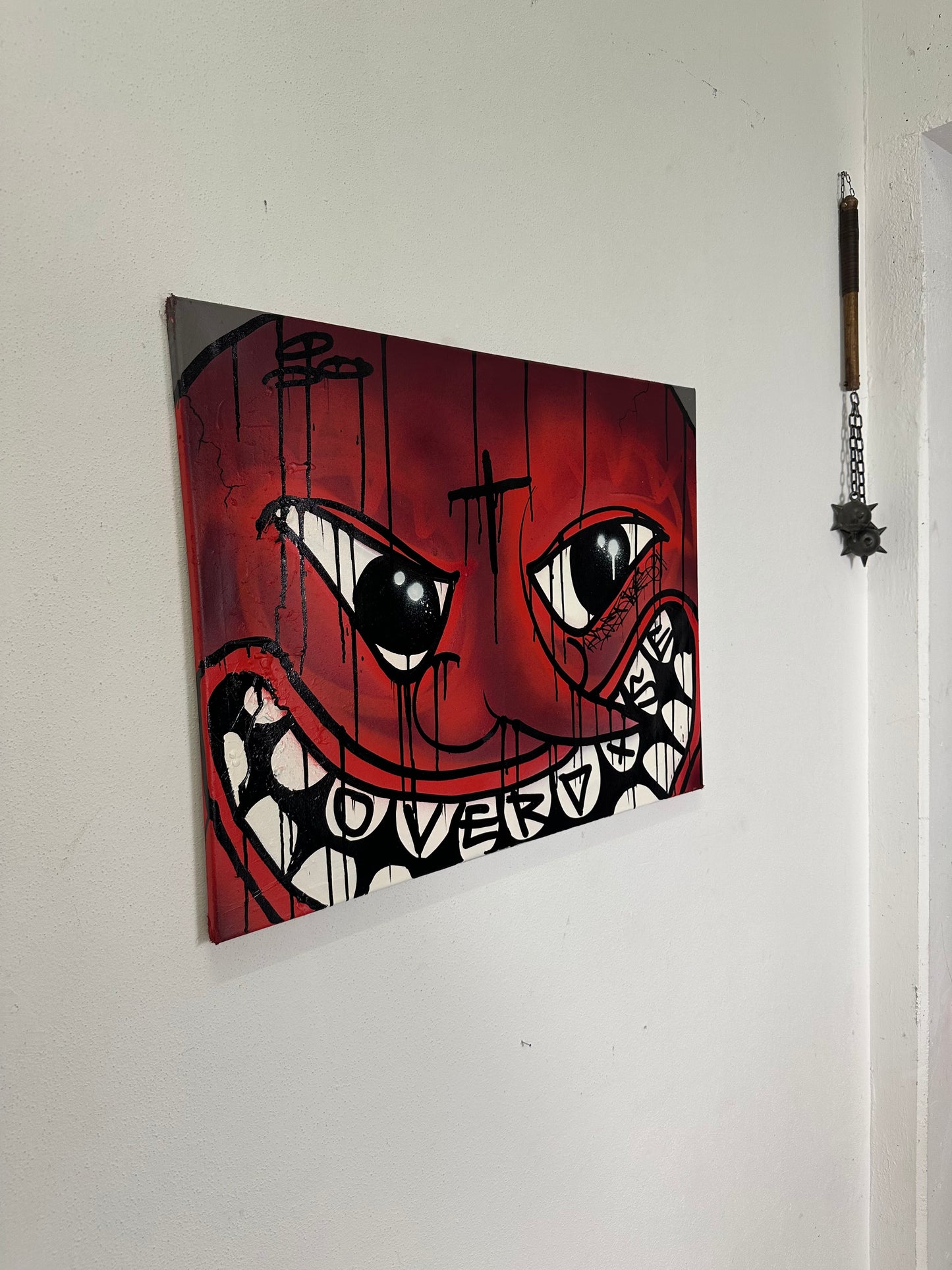 1of1 „FACE YOUR FEAR“ original canvas 60x80cm