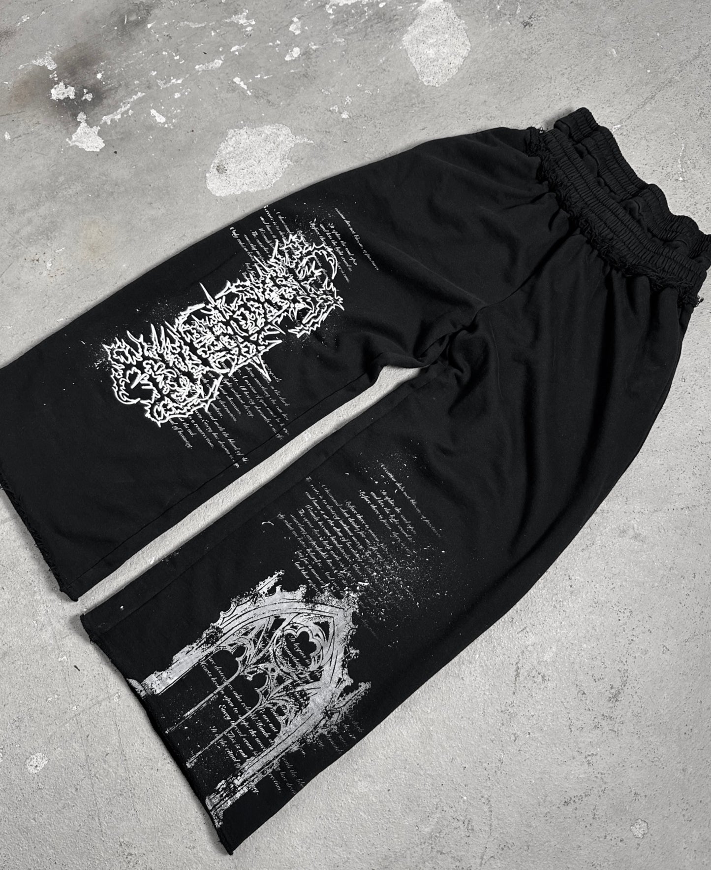 1of1 double waist OVERDXSE SWEATPANTS size L