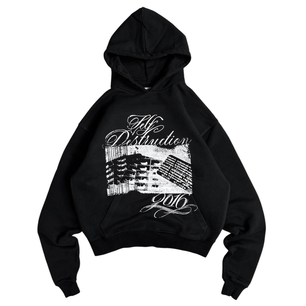 OVERDXSE „SELFDESTRUCTION2016“ HOODIE all sizes (640gsm)