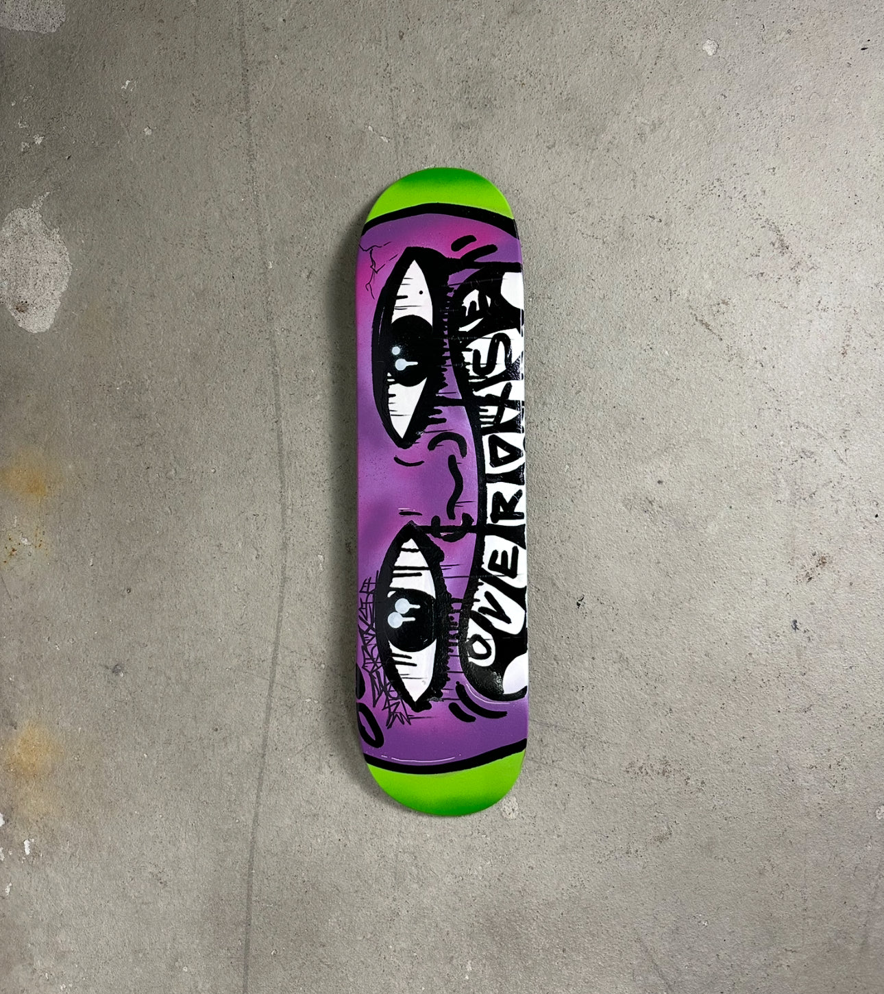 1of1 „FACE YOUR FEAR“ SKATE DECK