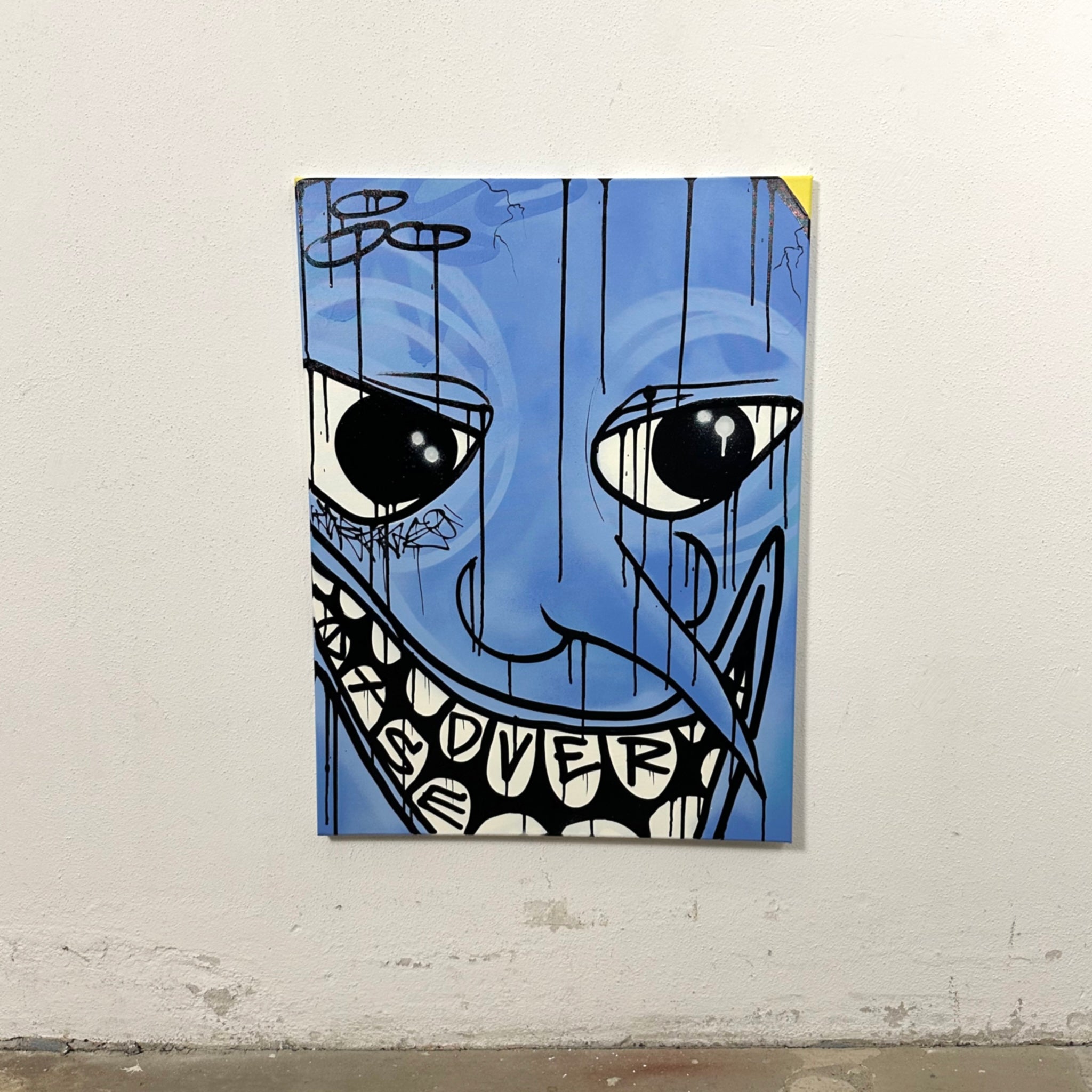 1of1 „FACE YOUR FEAR“ original canvas 60x80cm