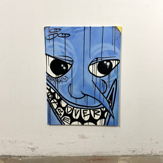 1of1 „FACE YOUR FEAR“ original canvas 60x80cm