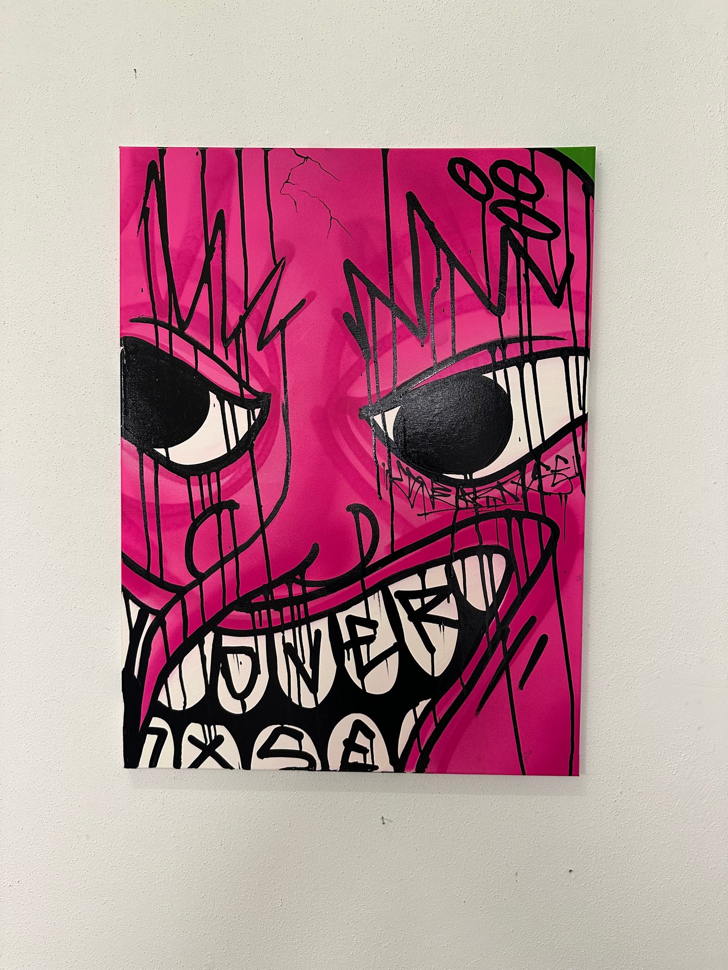 1of1 „FACE YOUR FEAR“ original canvas 60x80cm