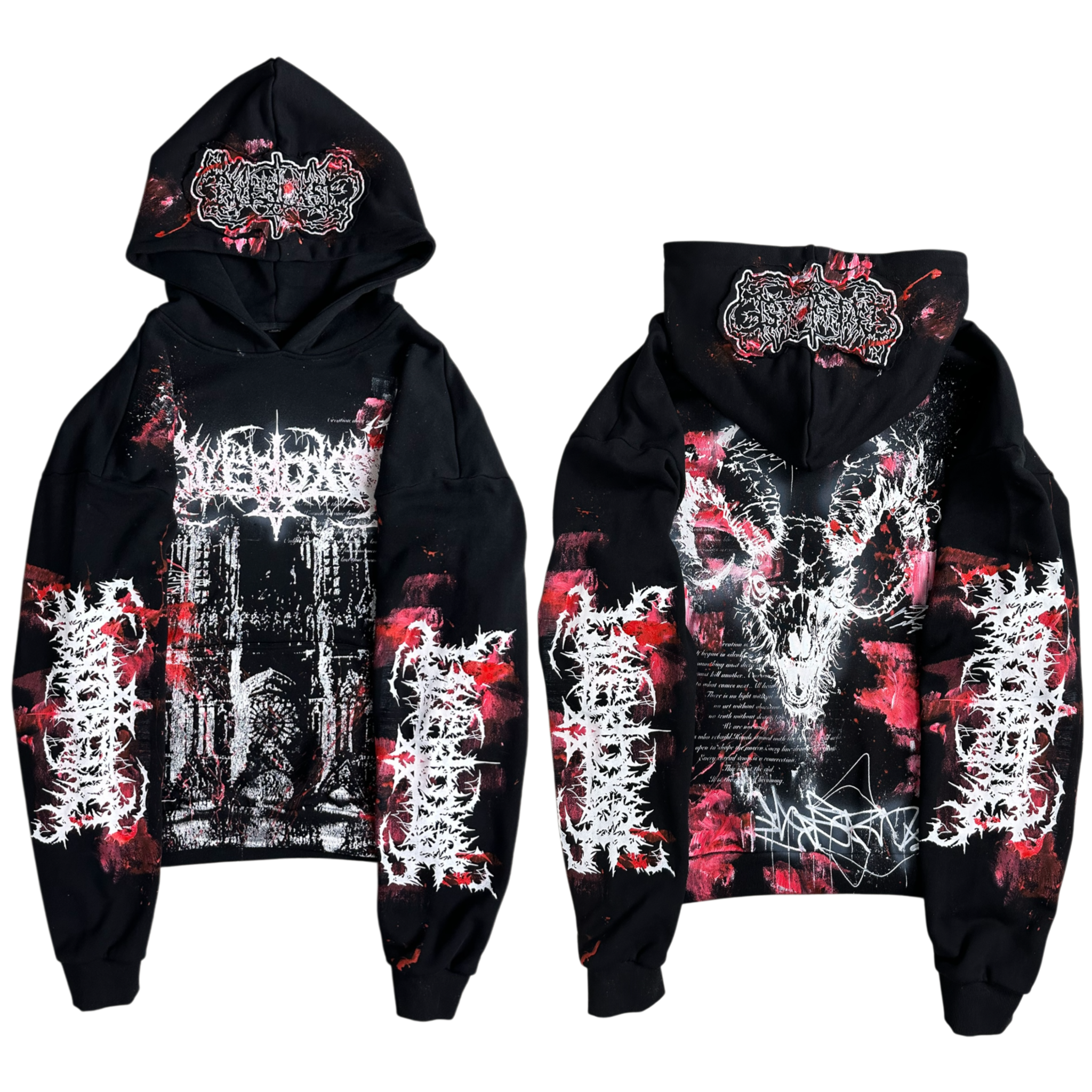 1of1 BLOODY OVERDXSE HOODIE size XXL
