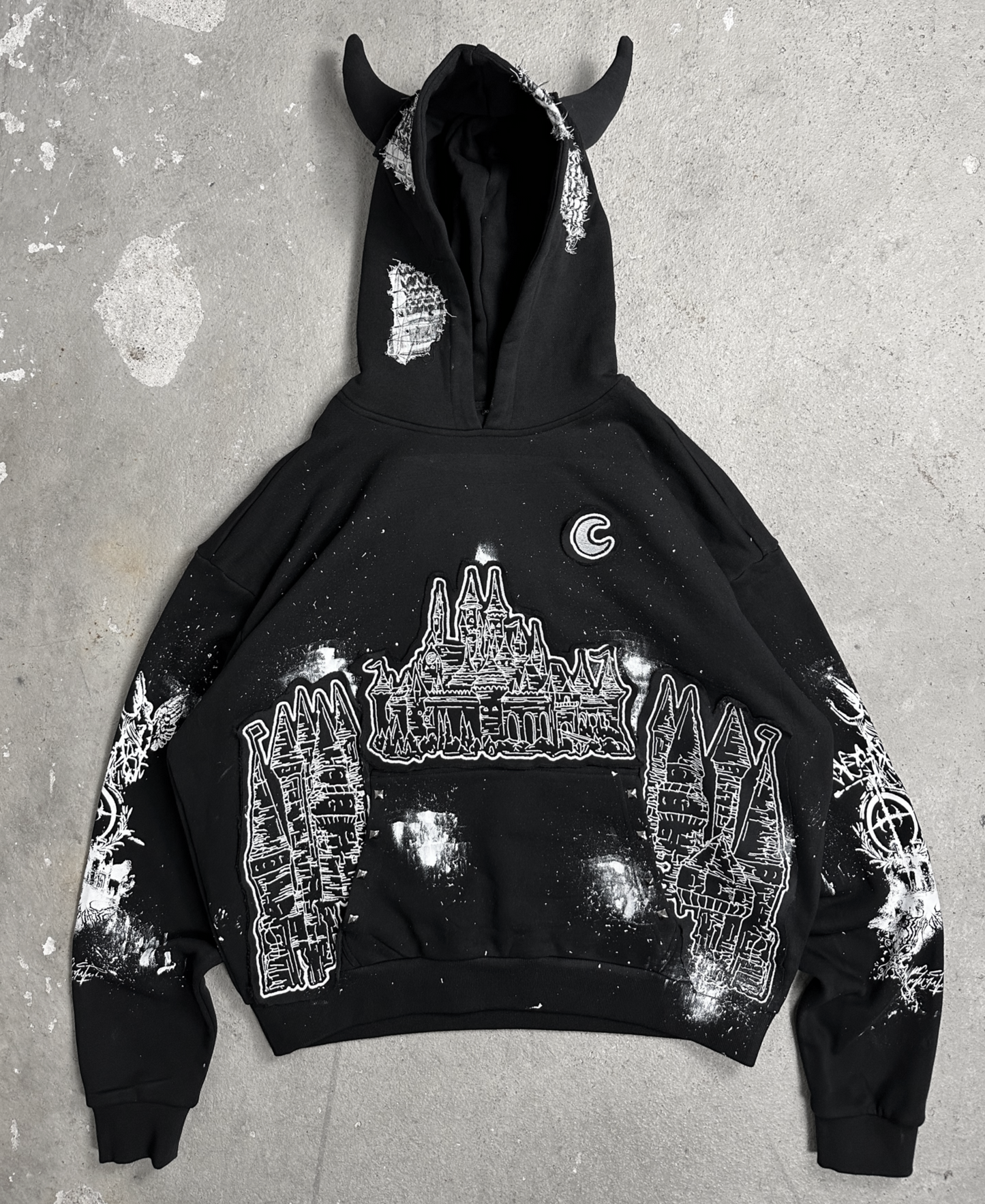 1of1 OVERDXSE CASTLE HOODIE size XXL