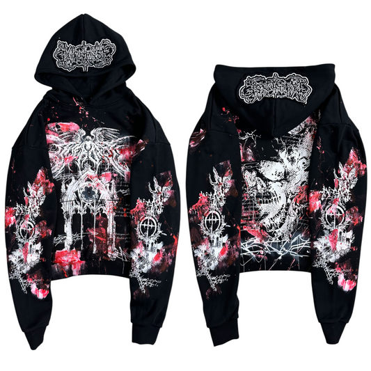 1of1 BLOODY OVERDXSE HOODIE size M