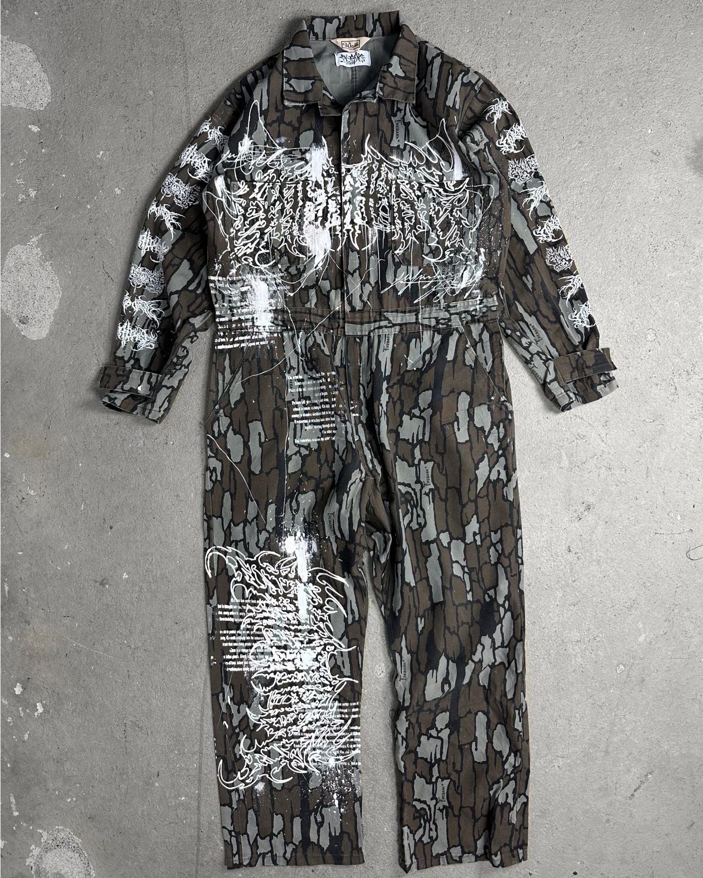 1of1 tree camo OVERDXSE OVERALL size M/L