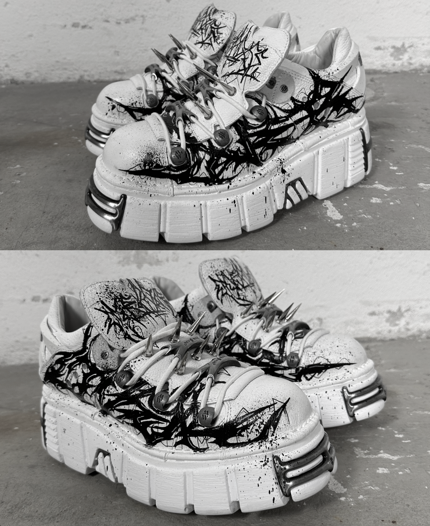 1of1 OVERDXSE / NEW ROCK SPIKE STOMPERS EU43