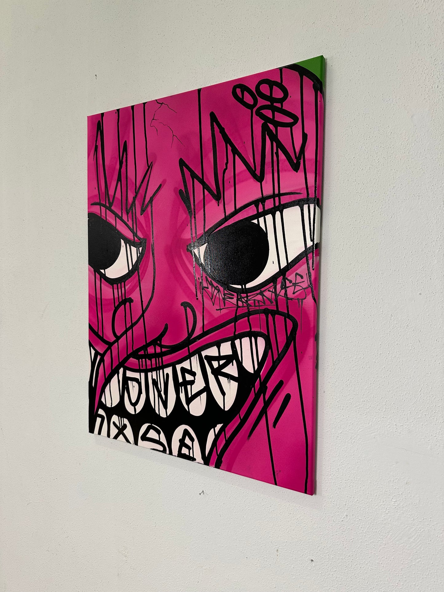 1of1 „FACE YOUR FEAR“ original canvas 60x80cm