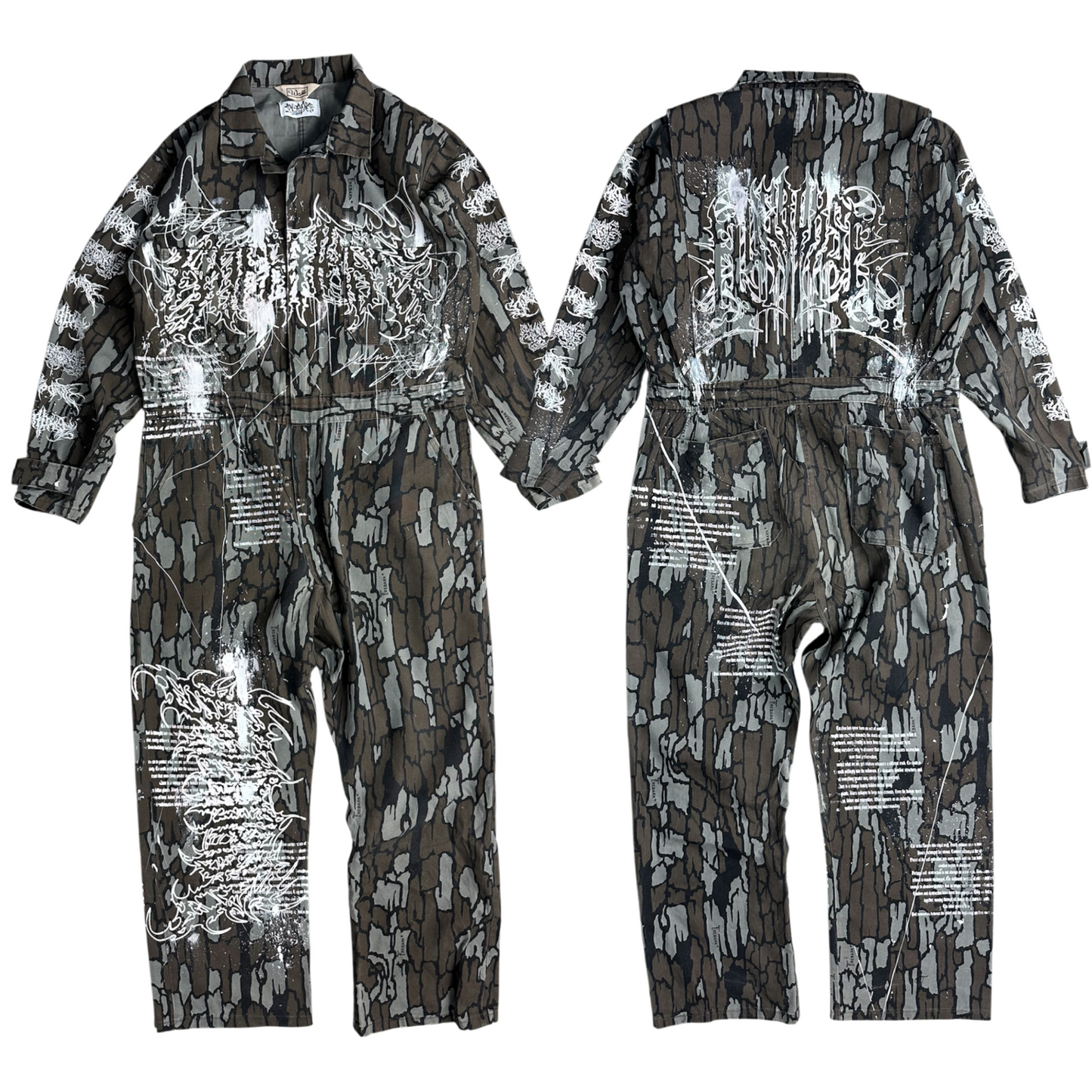1of1 tree camo OVERDXSE OVERALL size M/L