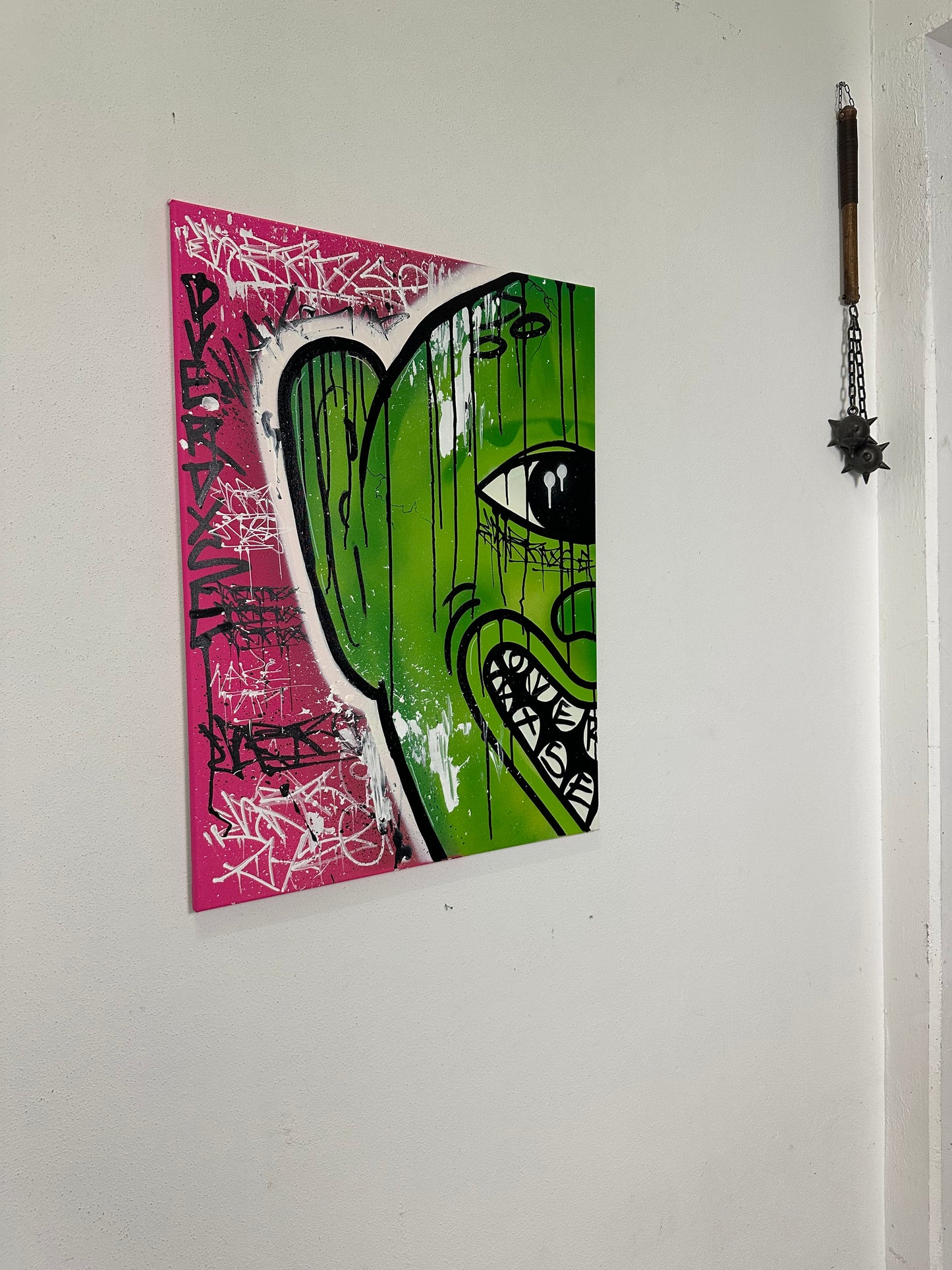 1of1 „FACE YOUR FEAR“ original canvas 60x80cm