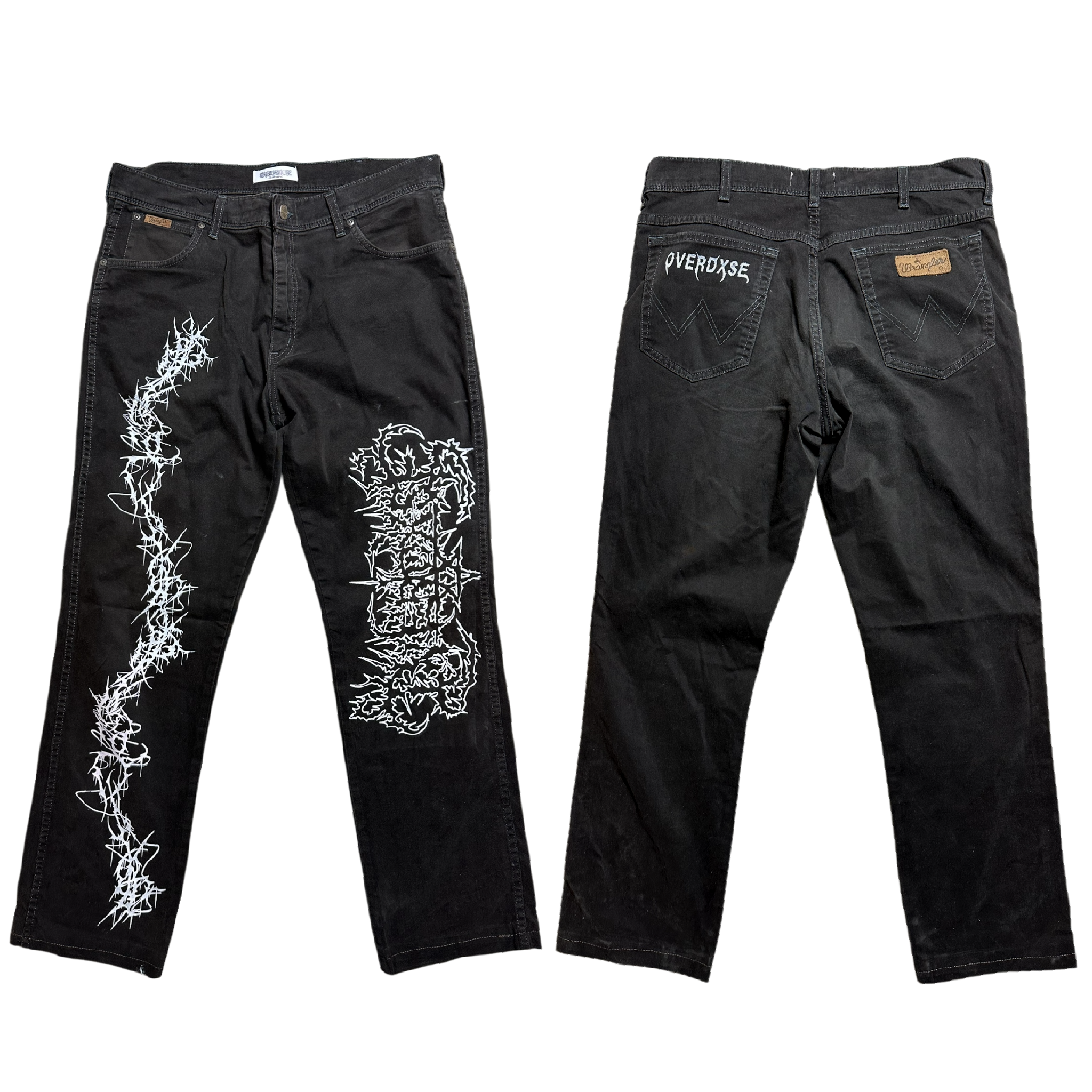 1of1 upcycled OVERDXSE / WRANGLER DENIM W35 / L34