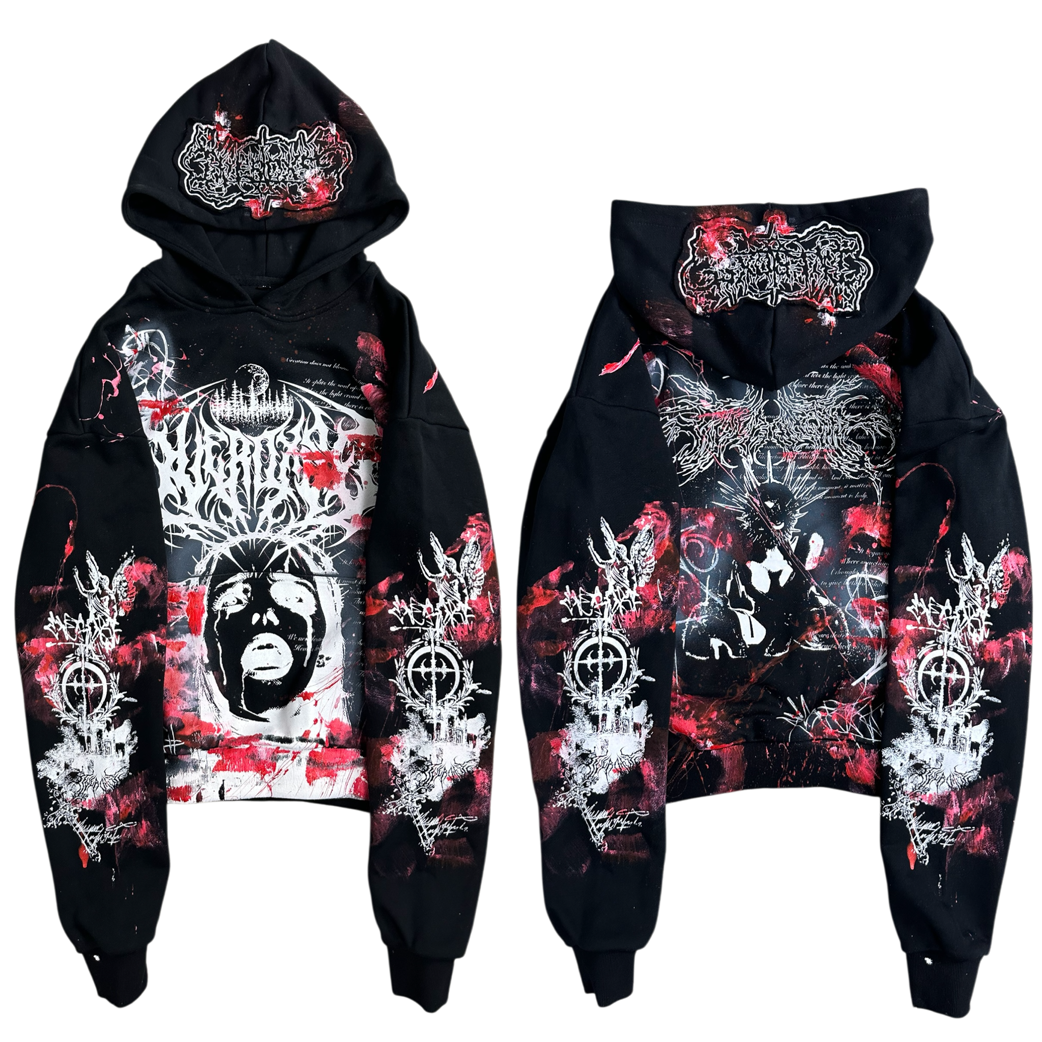 1of1 BLOODY OVERDXSE HOODIE size M