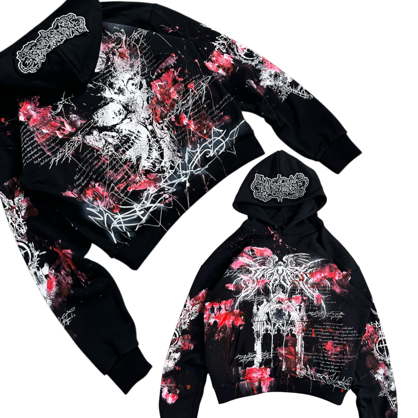 1of1 BLOODY OVERDXSE HOODIE size M