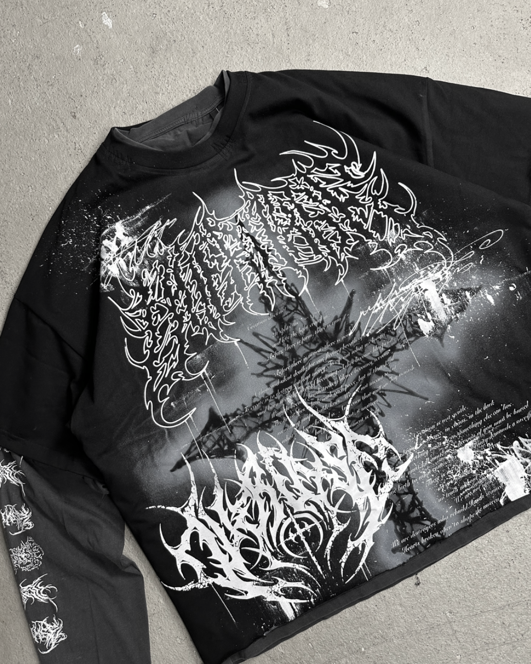 1of1 double layer OVERDXSE LONGSLEEVE size XXL