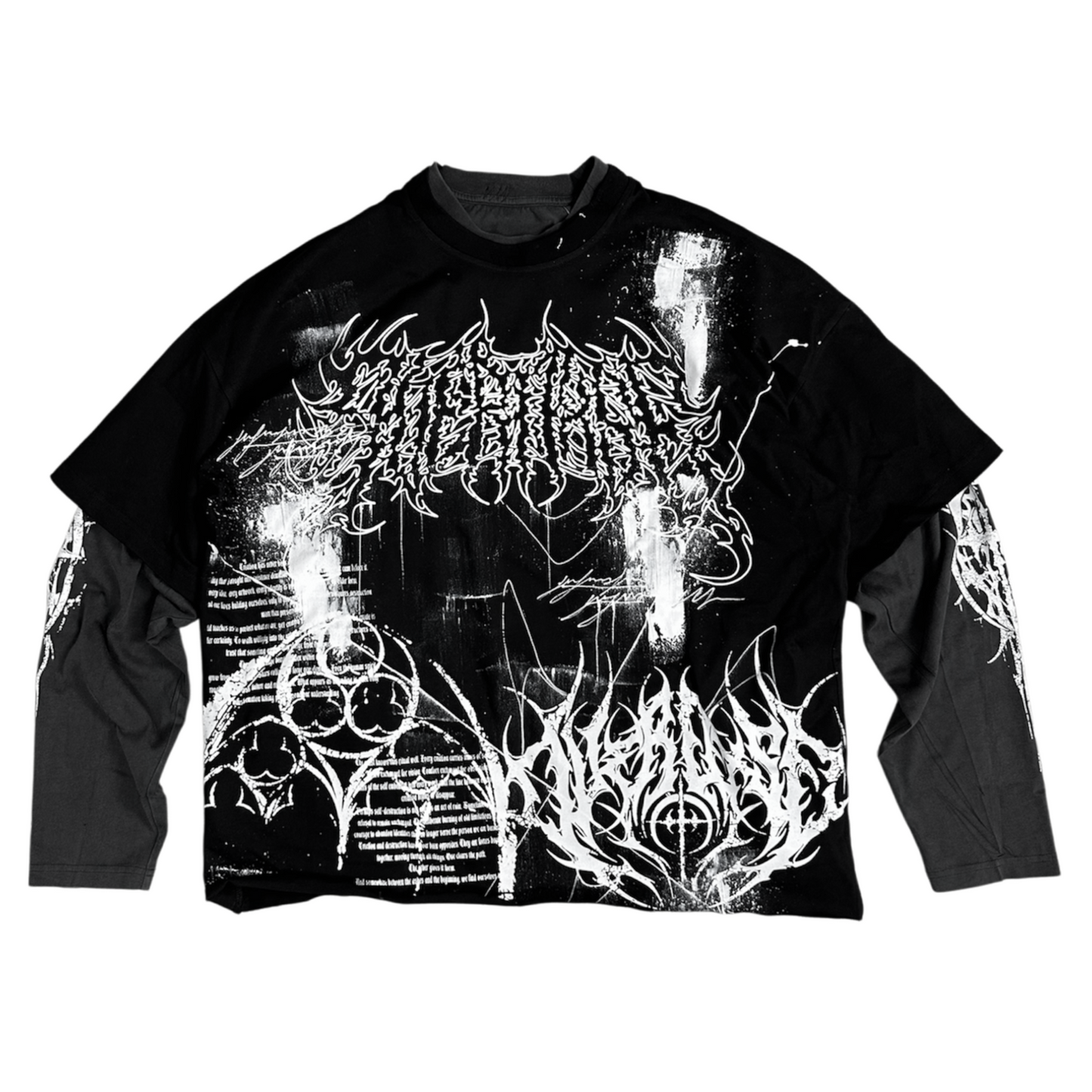 1of1 double layered OVERDXSE LONGSLEEVE size L