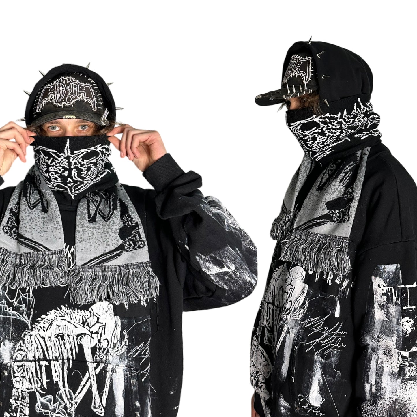 Limited OVERDXSE SKELETON SCARF