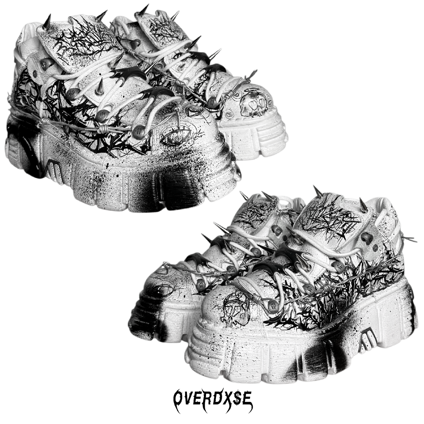 1of1 OVERDXSE / NEW ROCK SPIKE STOMPERS EU38