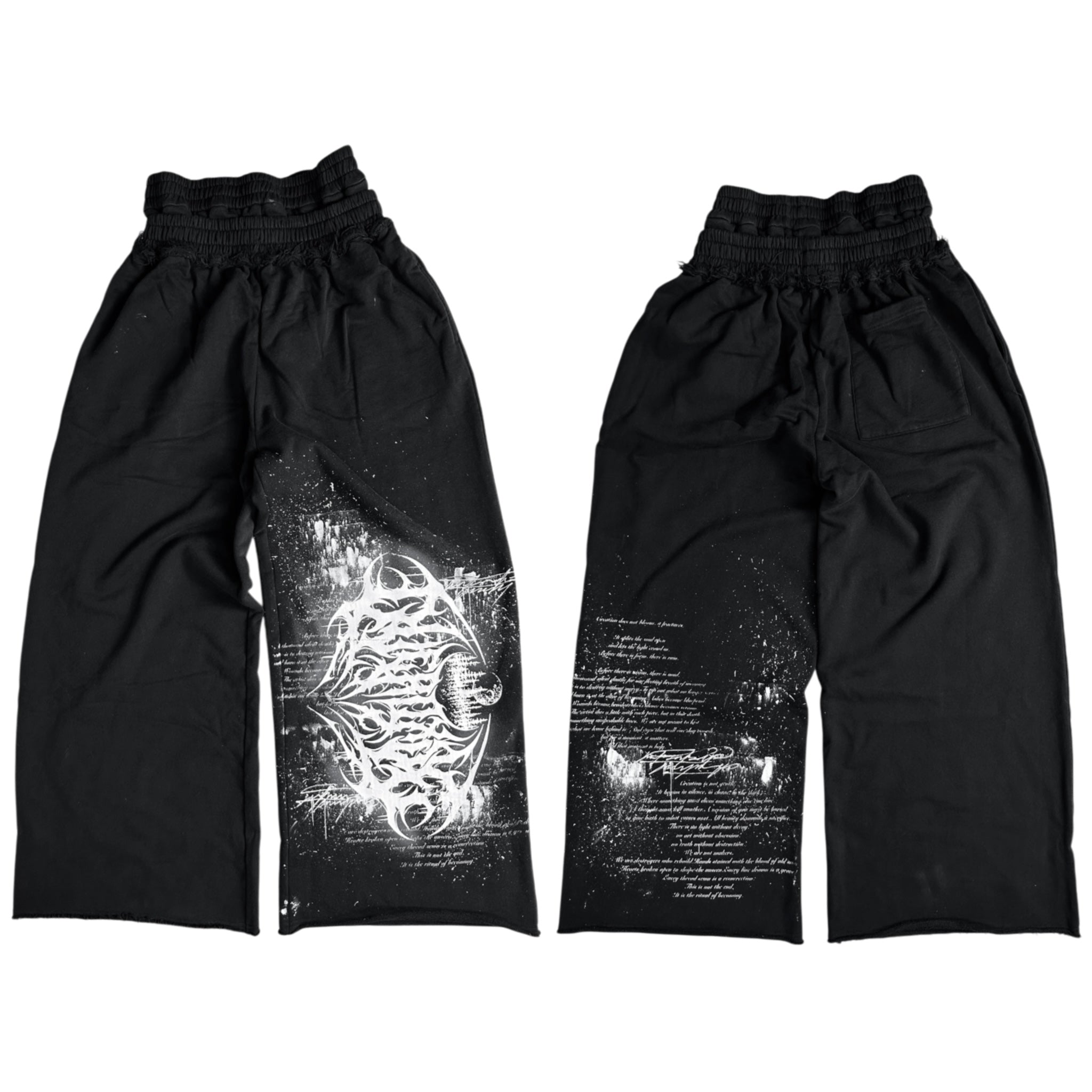 1of1 double waist OVERDXSE SWEATPANTS size L