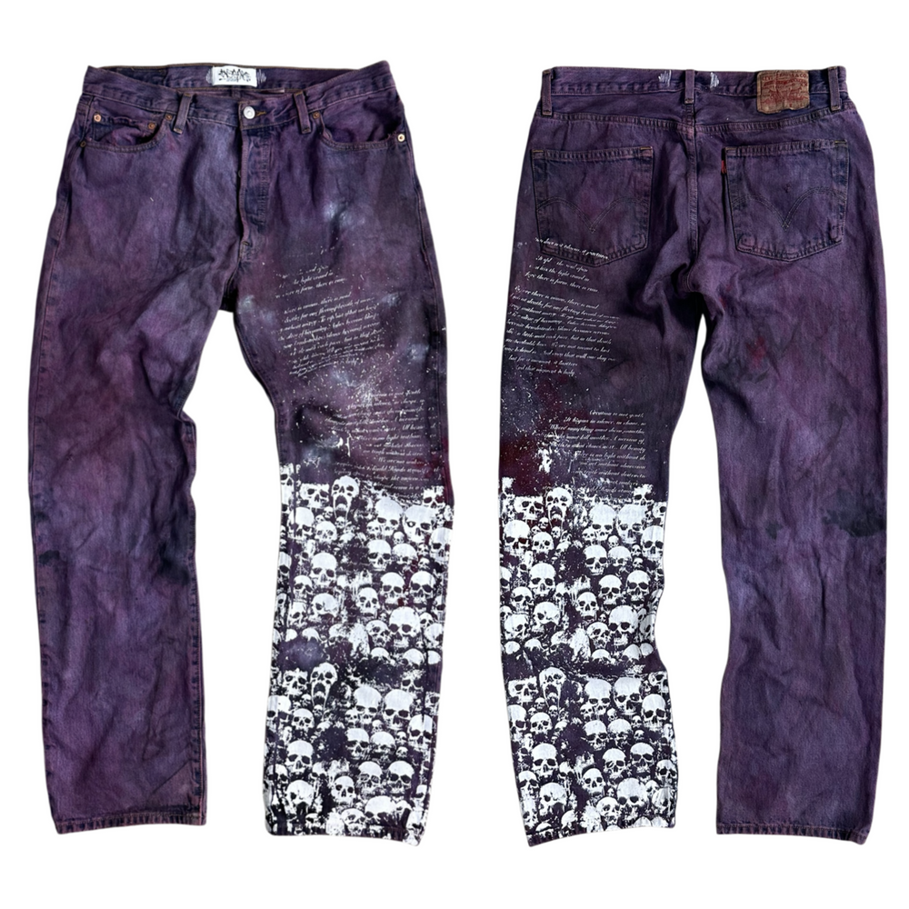1of1 PURPLE OVERDXSE DENIM size W36 /L34