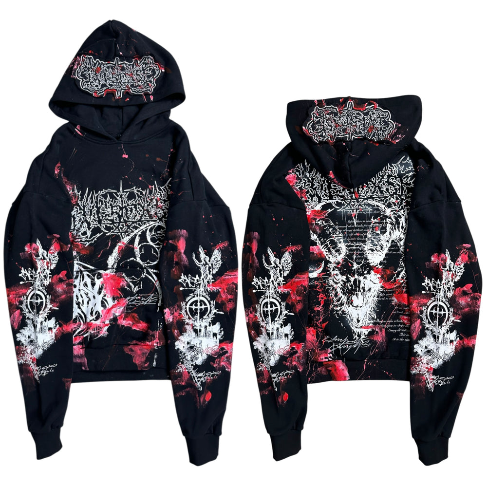 1of1 BLOODY OVERDXSE HOODIE size L