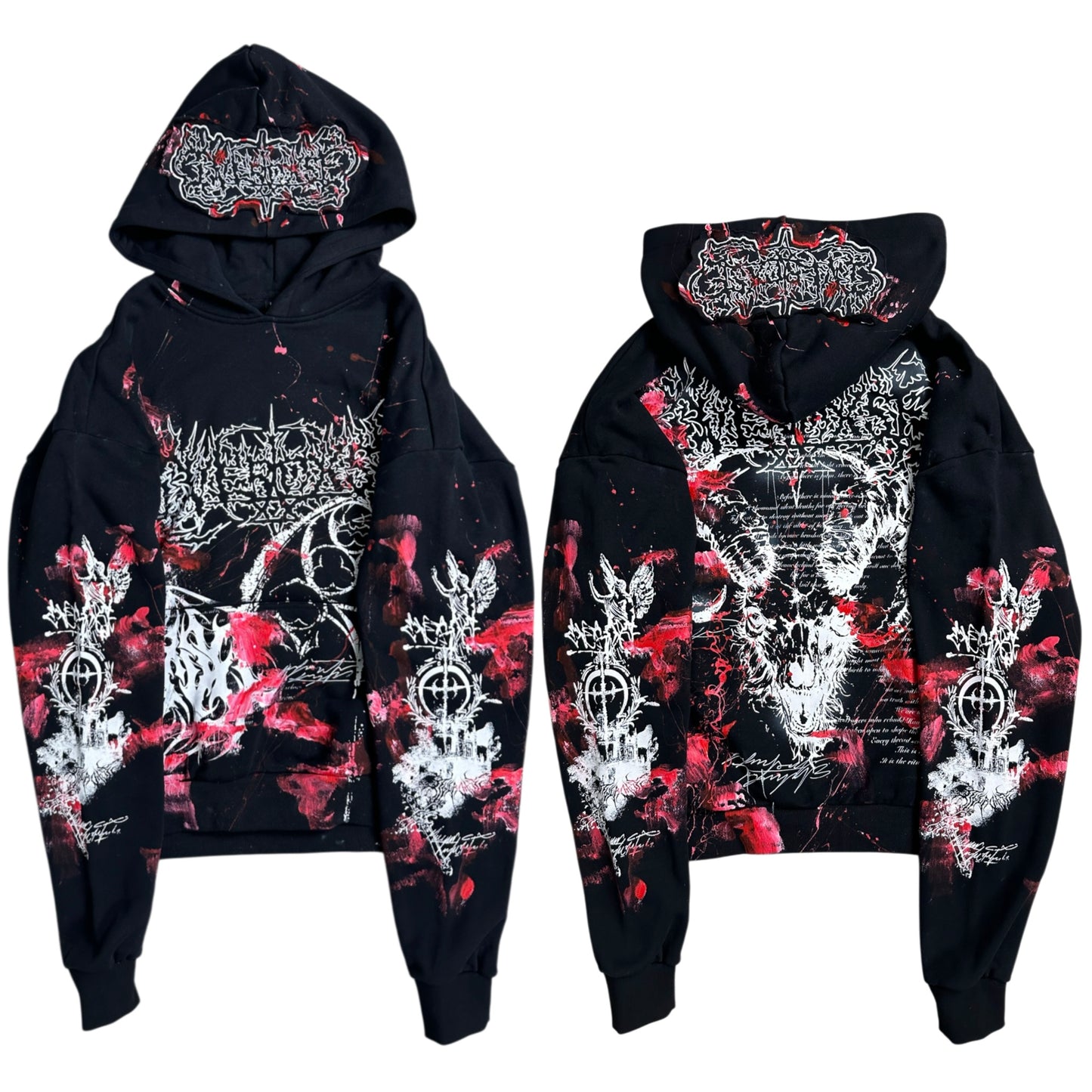 1of1 BLOODY OVERDXSE HOODIE size L