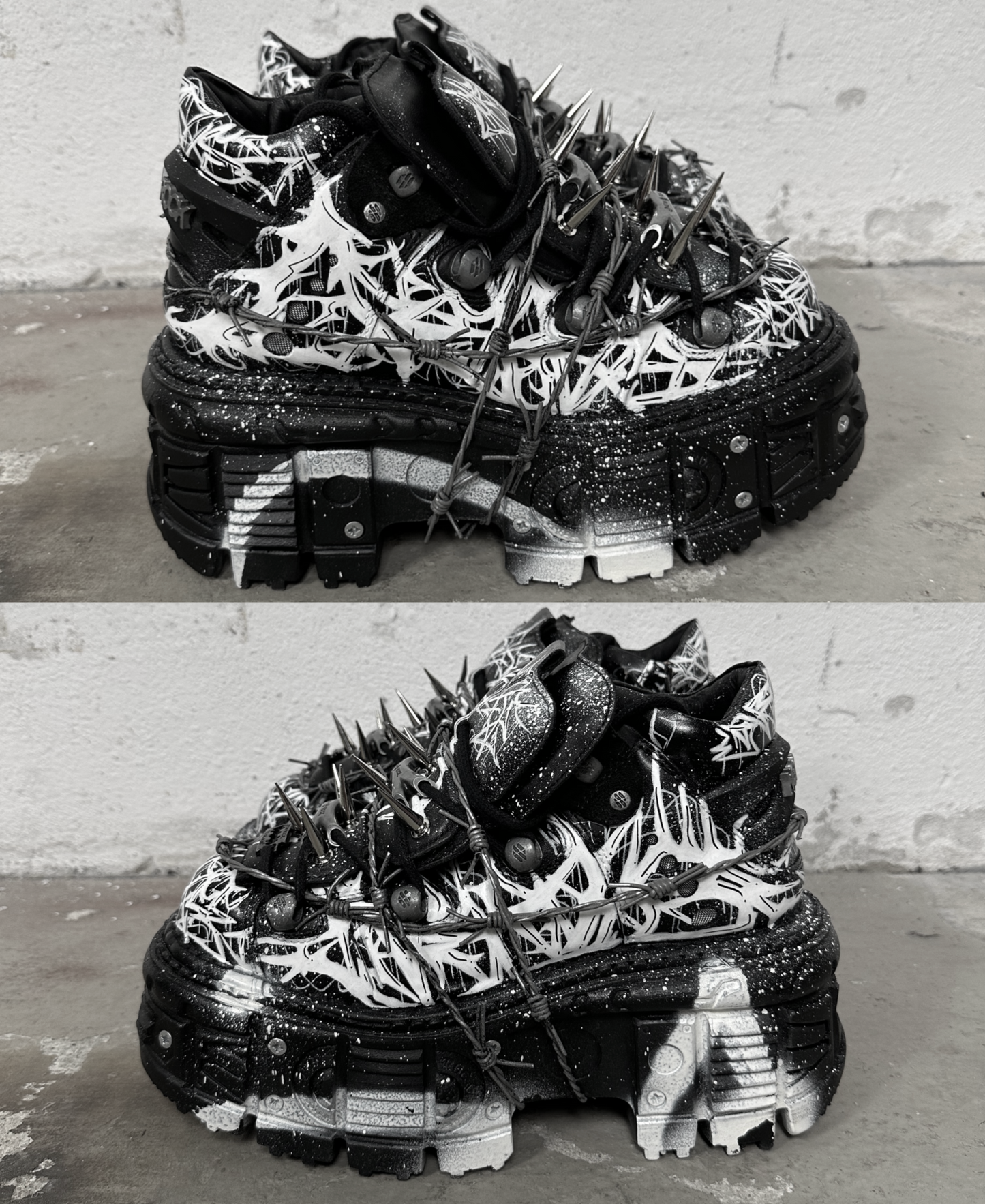 1of1 OVERDXSE / NEW ROCK SPIKE STOMPERS size EU42