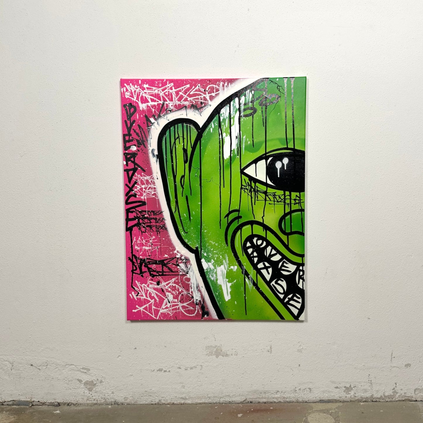 1of1 „FACE YOUR FEAR“ original canvas 60x80cm