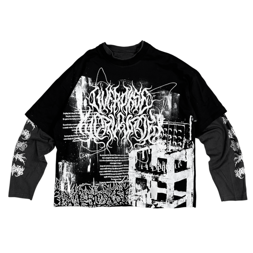 1of1 double layered OVERDXSE LONGSLEEVE size M