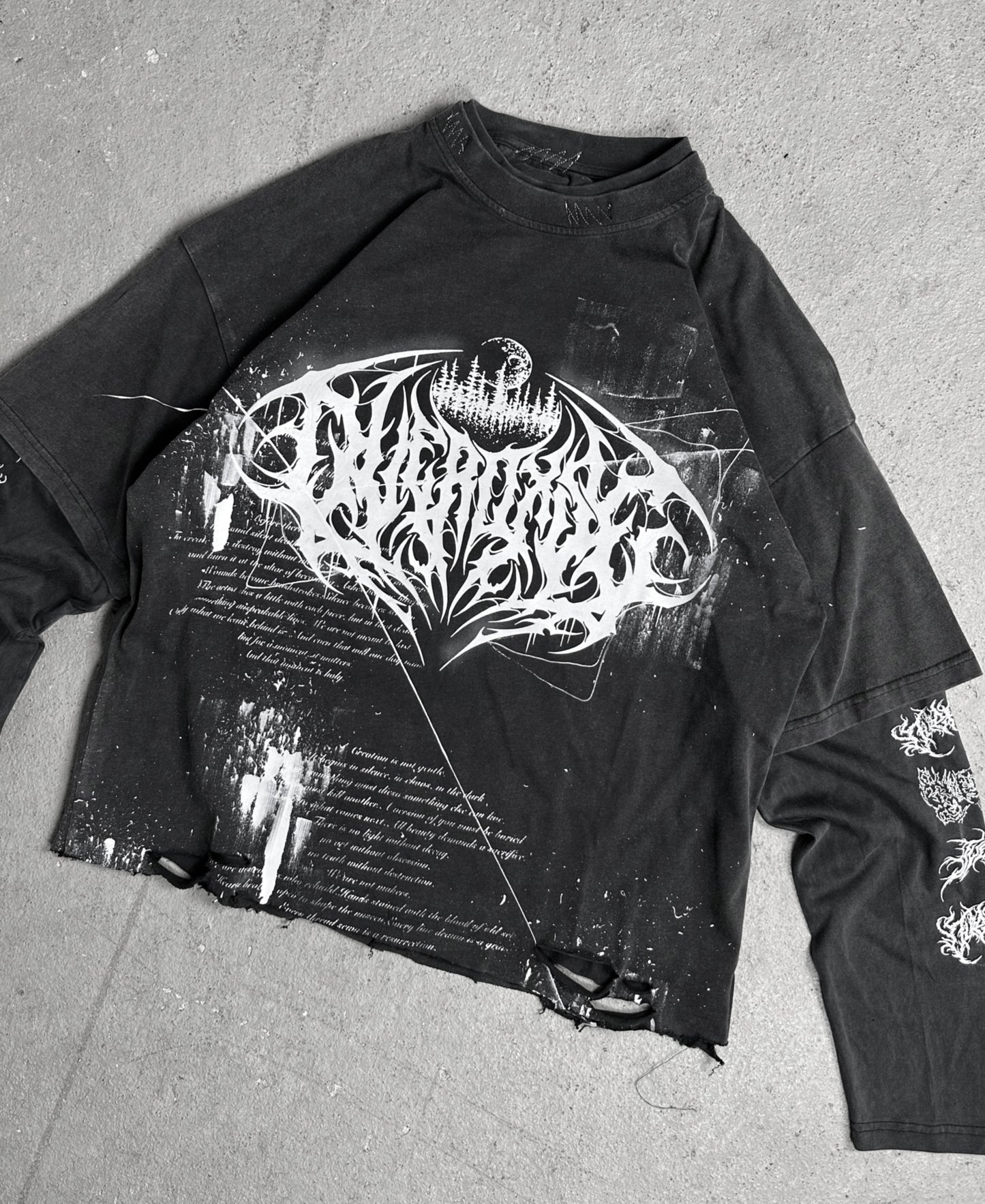 1of1 double layer OVERDXSE LONGSLEEVE size S