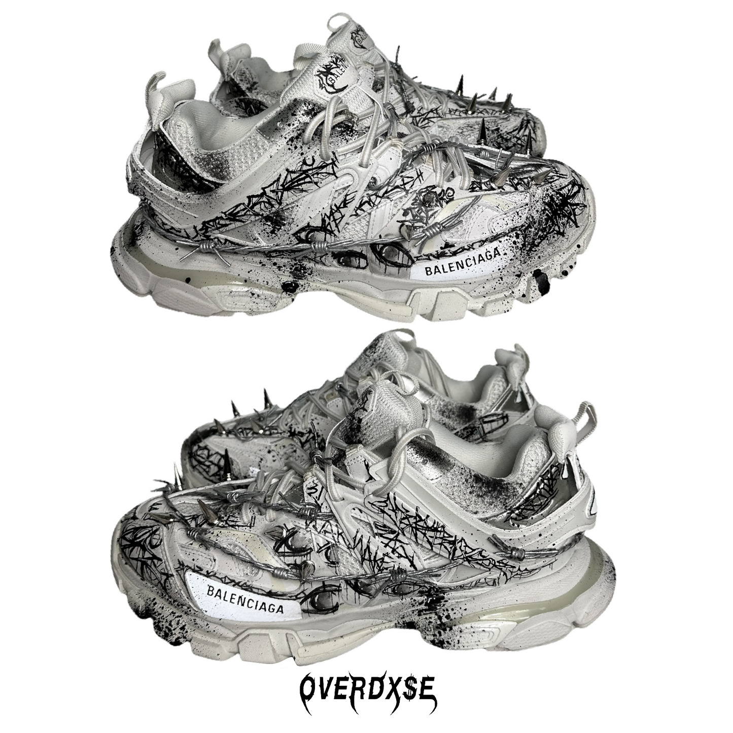 1of1 OVERDXSE / BALENCIAGA “APOCALYPTIC” TRACK RUNNER EU 44