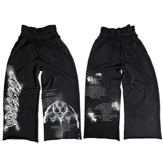 1of1 double waist OVERDXSE SWEATPANTS size L