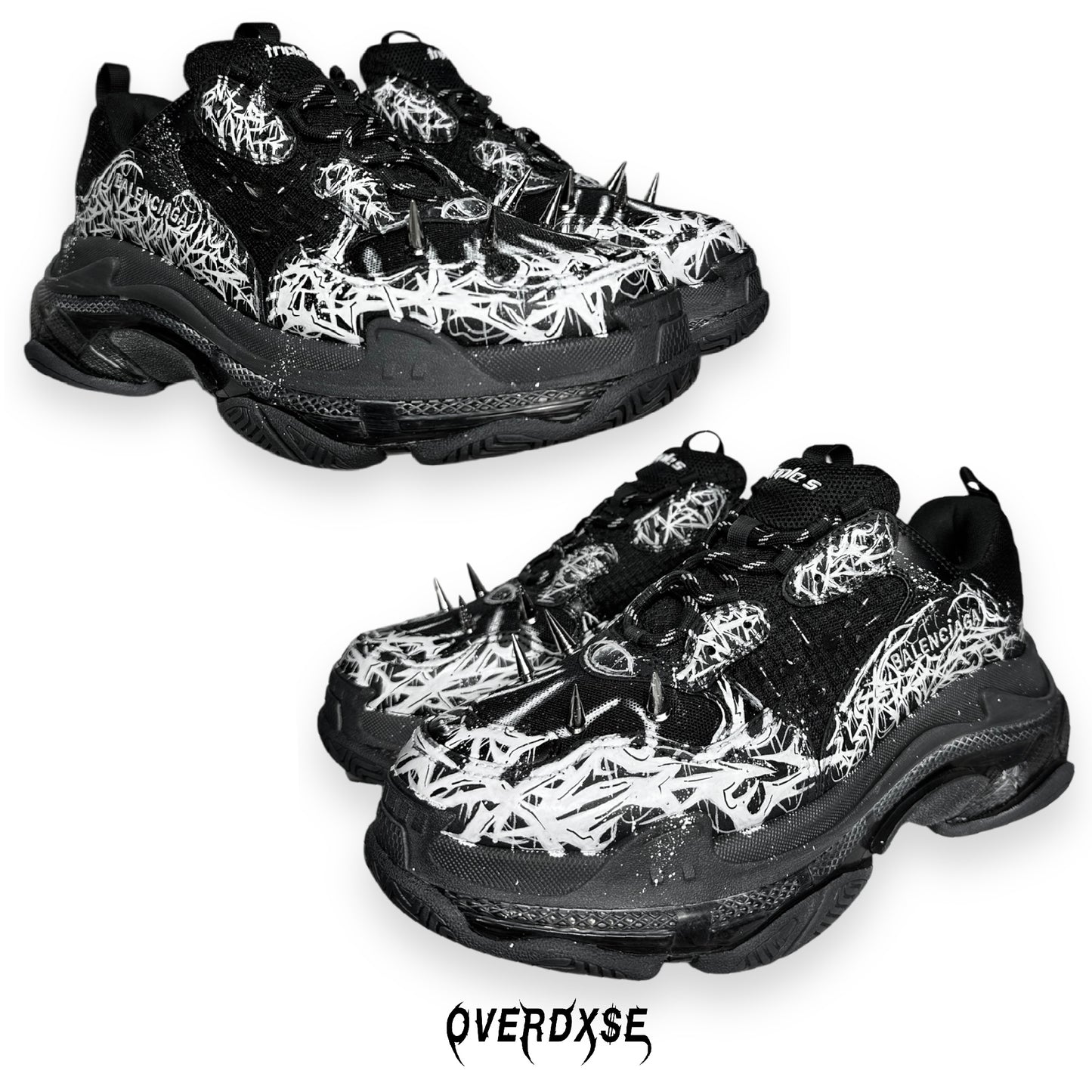 1of1 OVERDXSE / BALENCIAGA TRIPLE S sneaker EU44