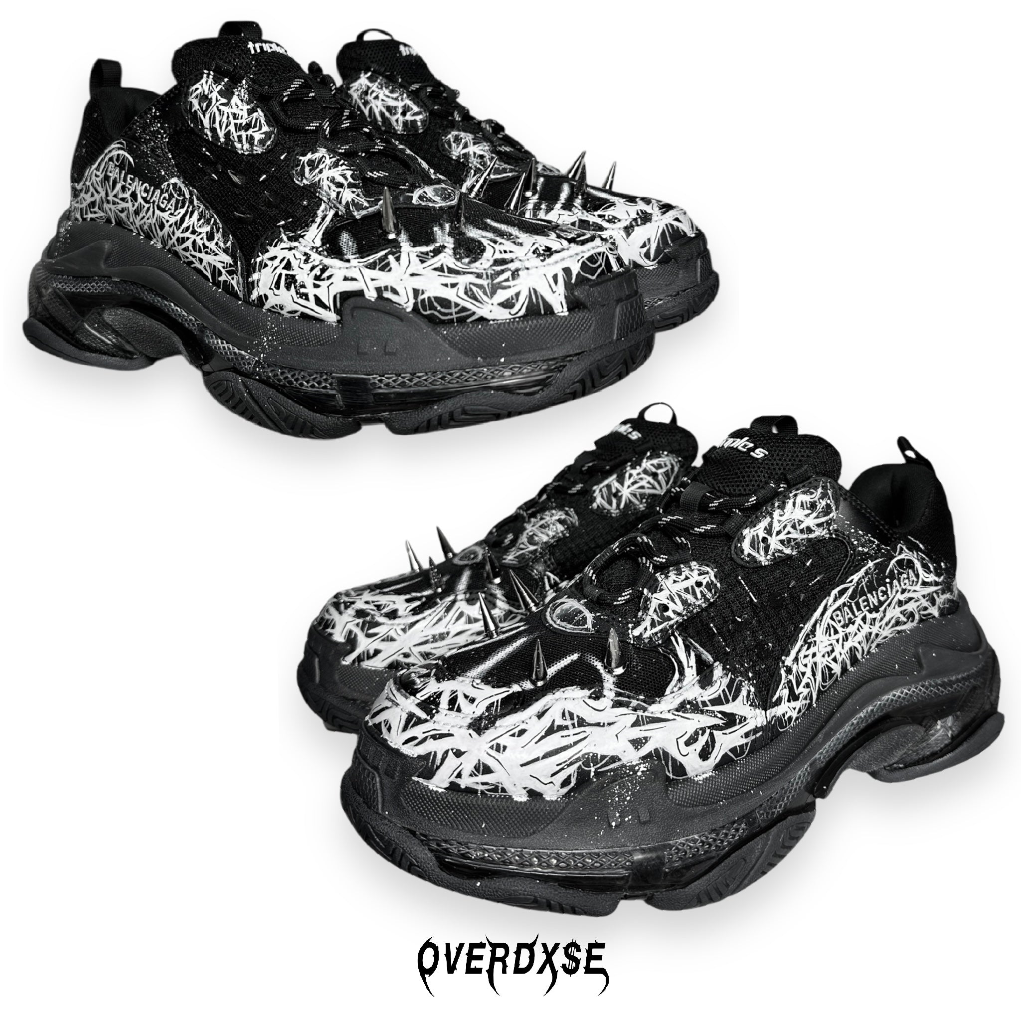 1of1 OVERDXSE / BALENCIAGA TRIPLE S sneaker EU44