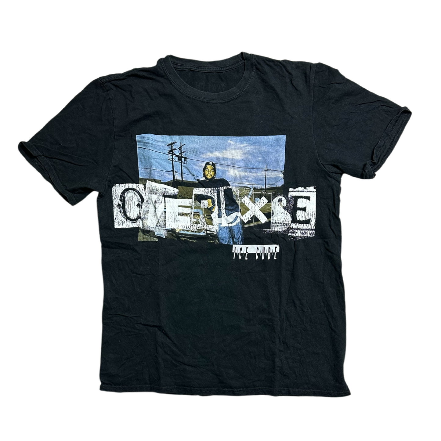 1of1 upcycled OVERDXSE / ICE CUBE SHIRT size M/L