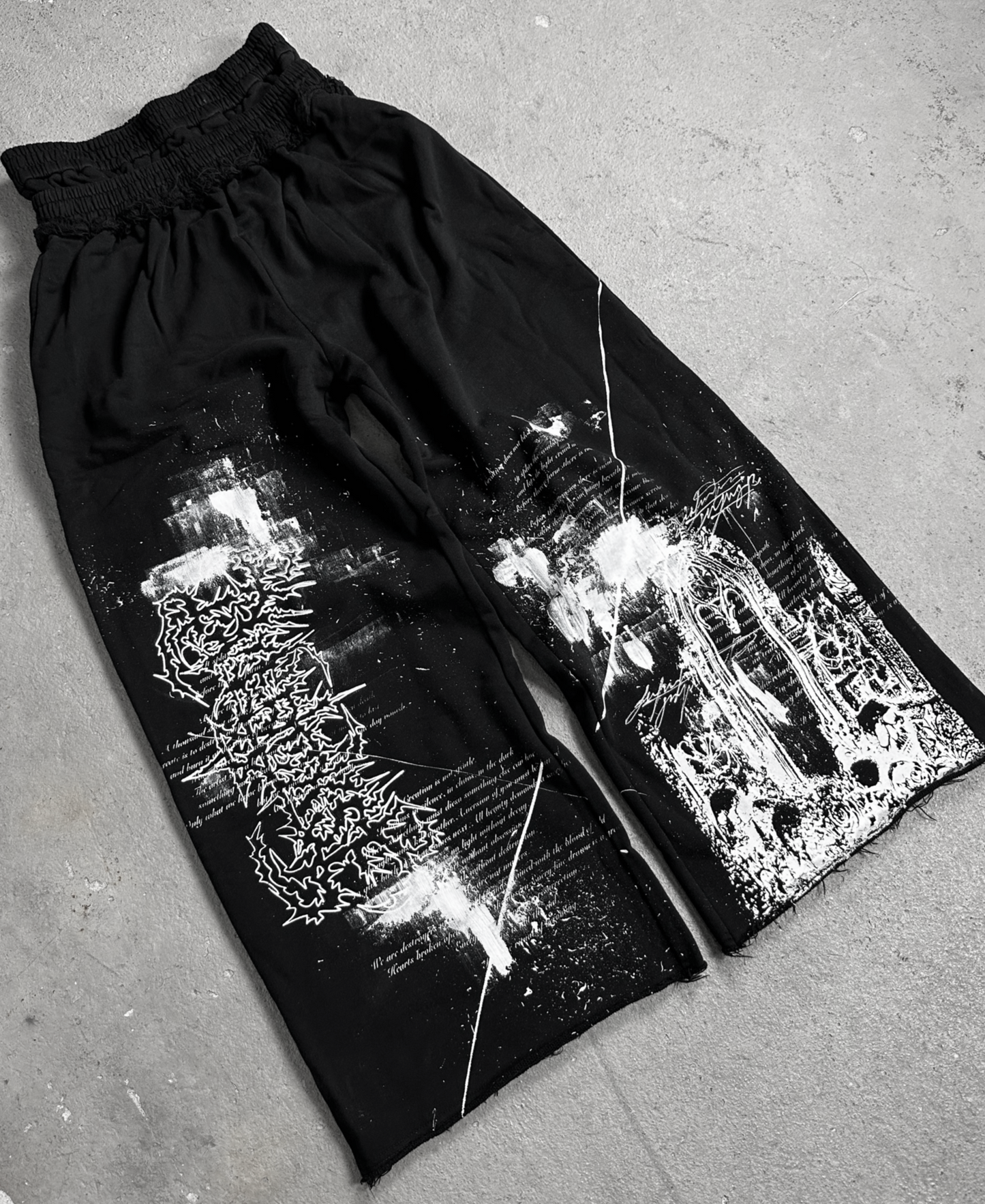 1of1 double waist OVERDXSE SWEATPANTS size L