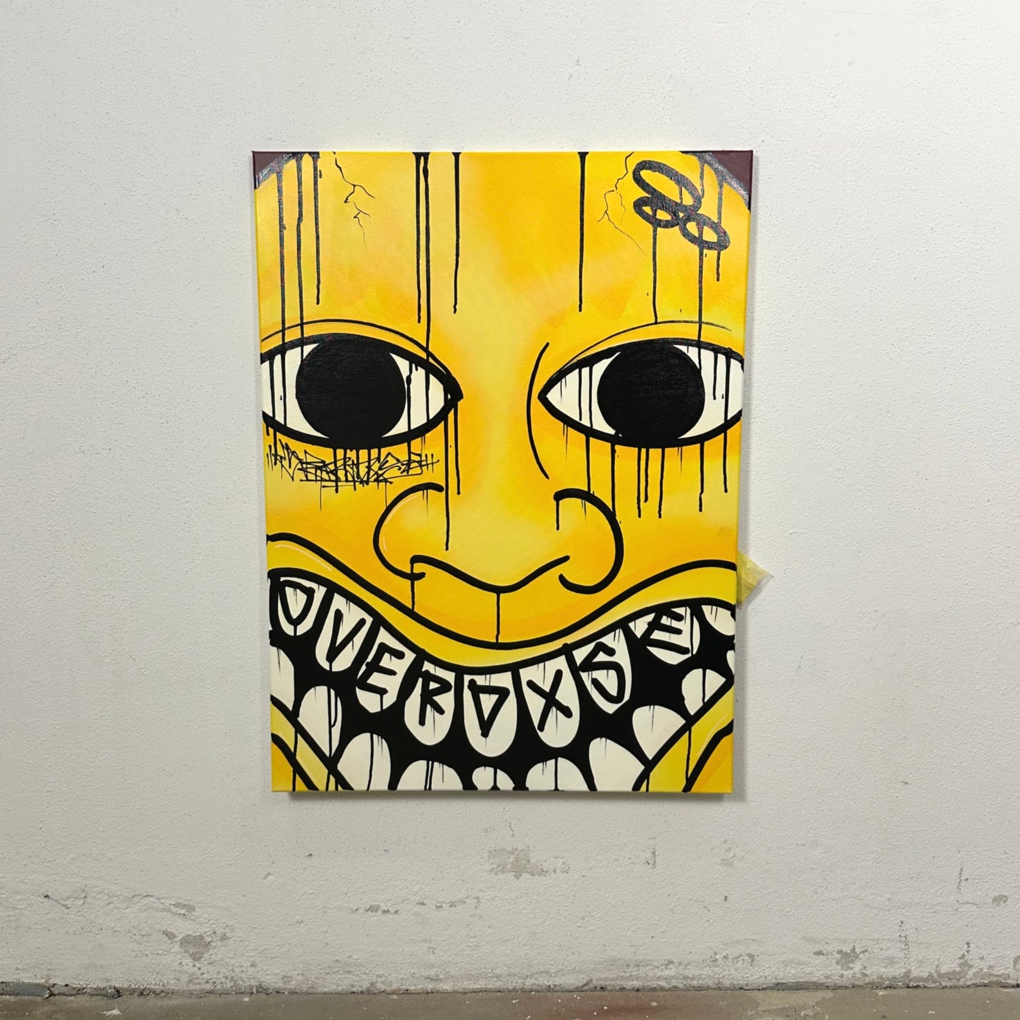 1of1 „FACE YOUR FEAR“ original canvas 60x80cm