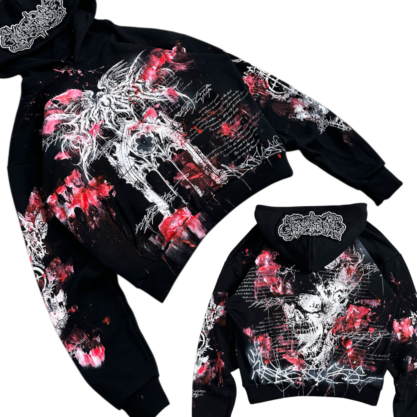 1of1 BLOODY OVERDXSE HOODIE size M