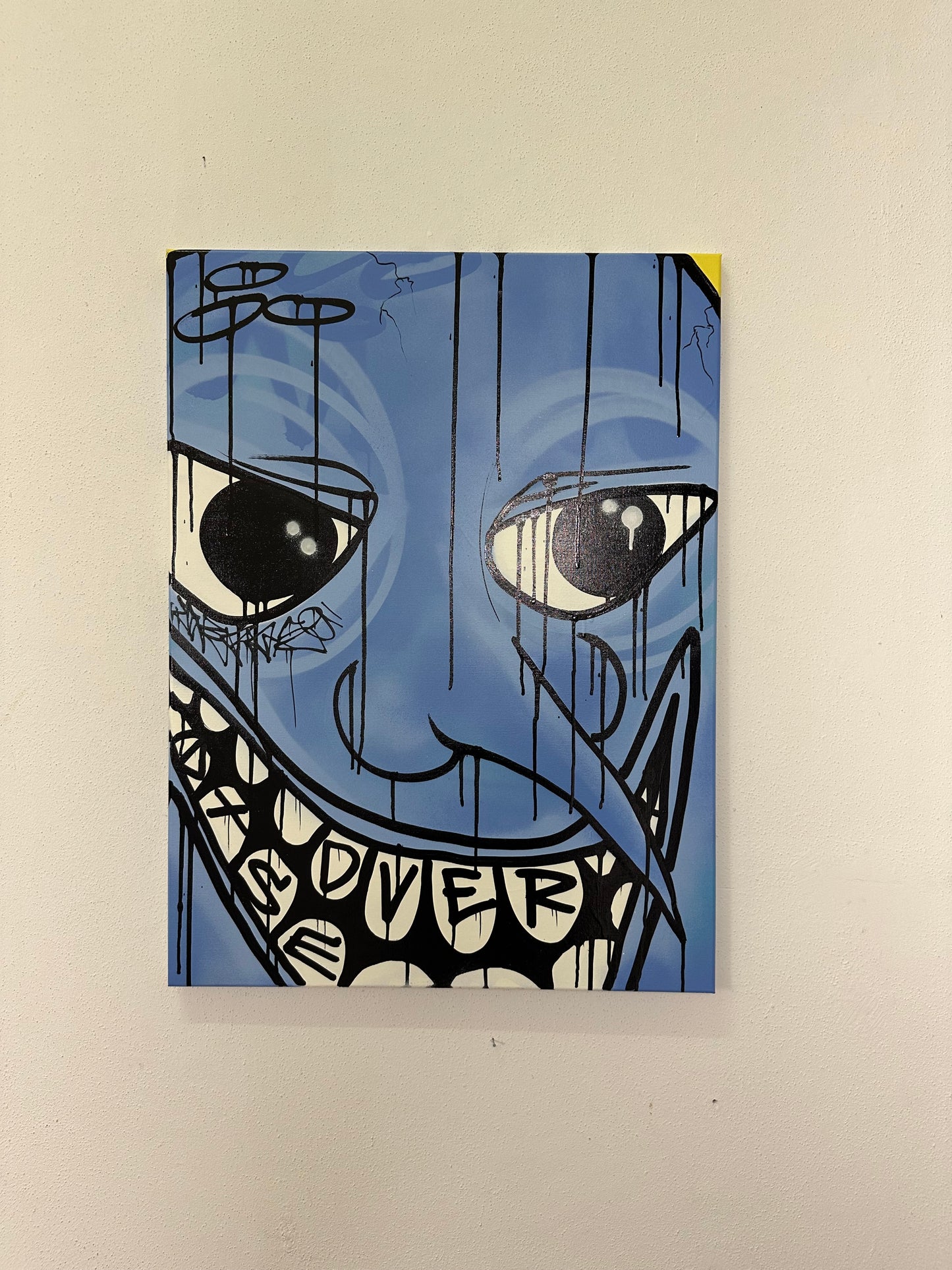 1of1 „FACE YOUR FEAR“ original canvas 60x80cm