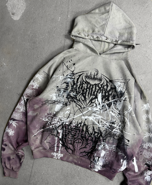 1of1 spiked OVERDXSE HOODIE size XXL