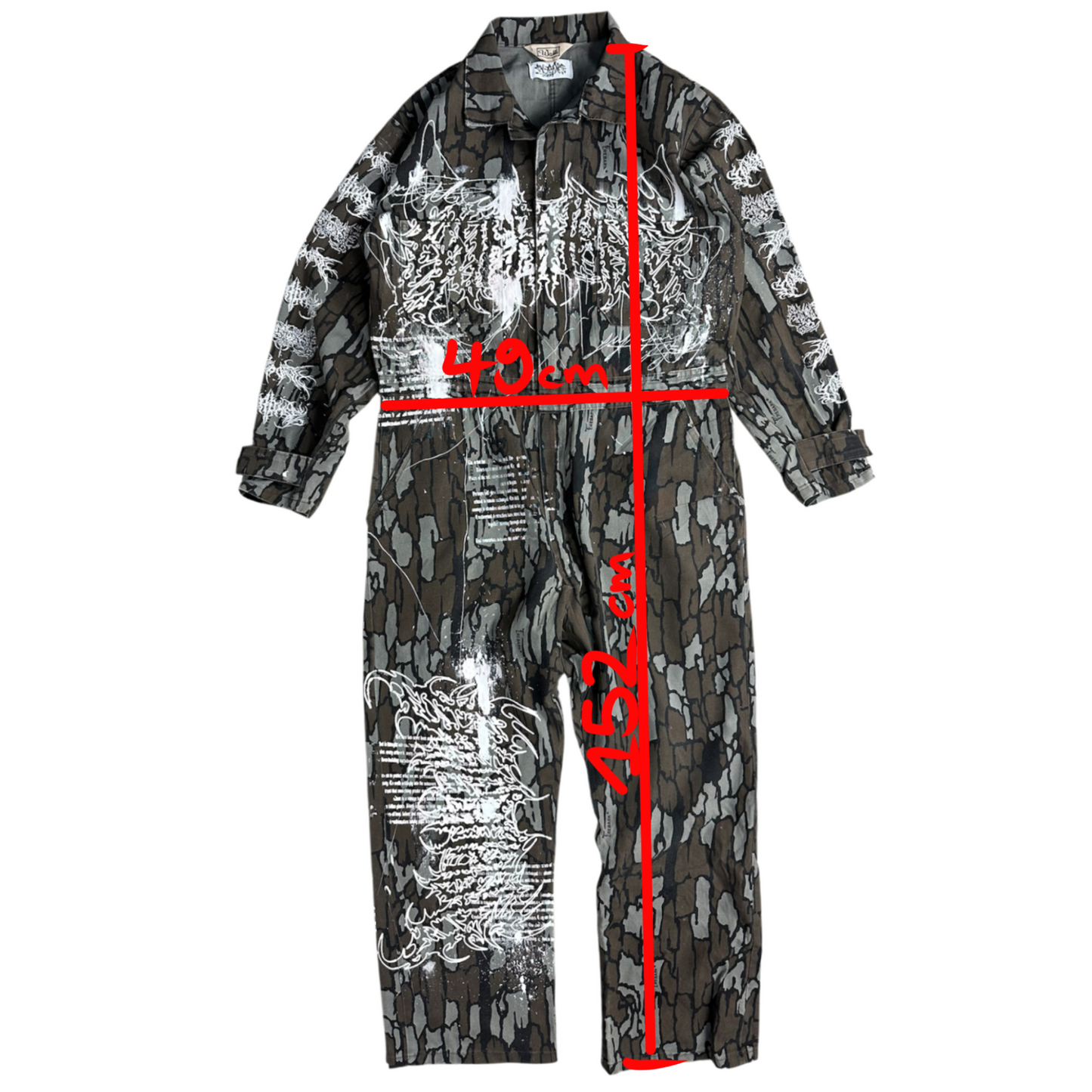 1of1 tree camo OVERDXSE OVERALL size M/L