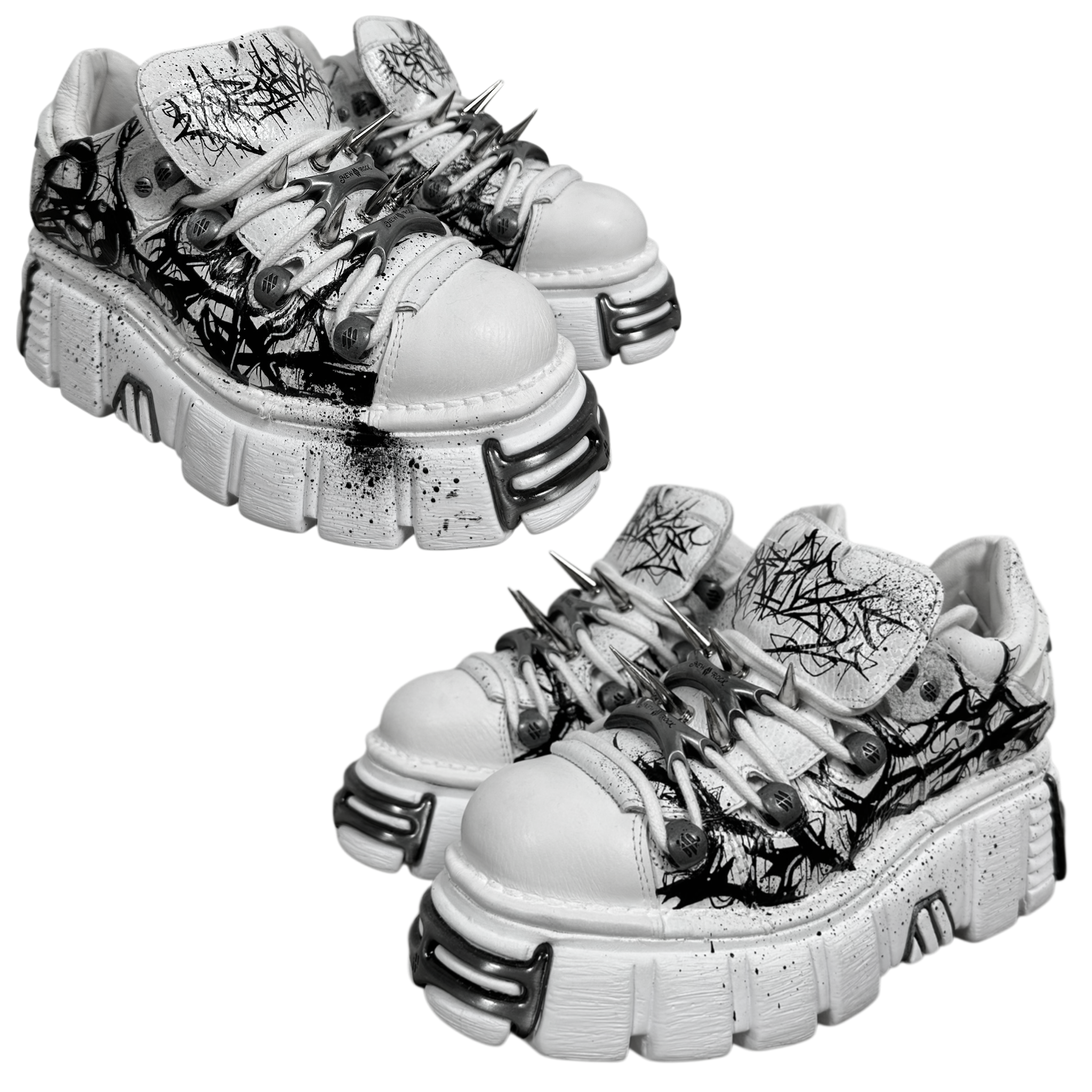 1of1 OVERDXSE / NEW ROCK SPIKE STOMPERS EU38