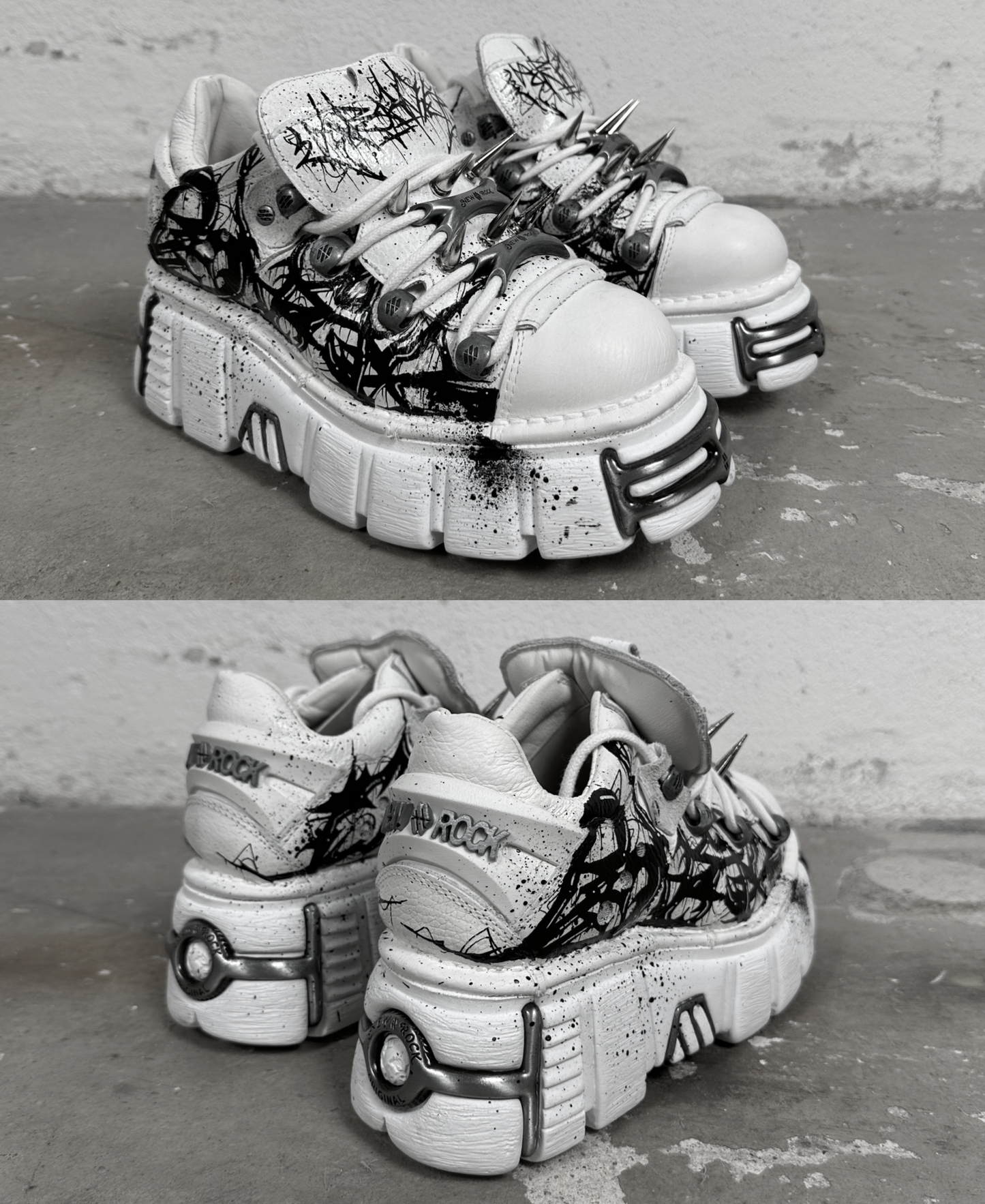 1of1 OVERDXSE / NEW ROCK SPIKE STOMPERS EU38