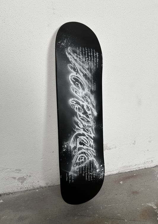 1of1 OVERDXSE SKATE DECK